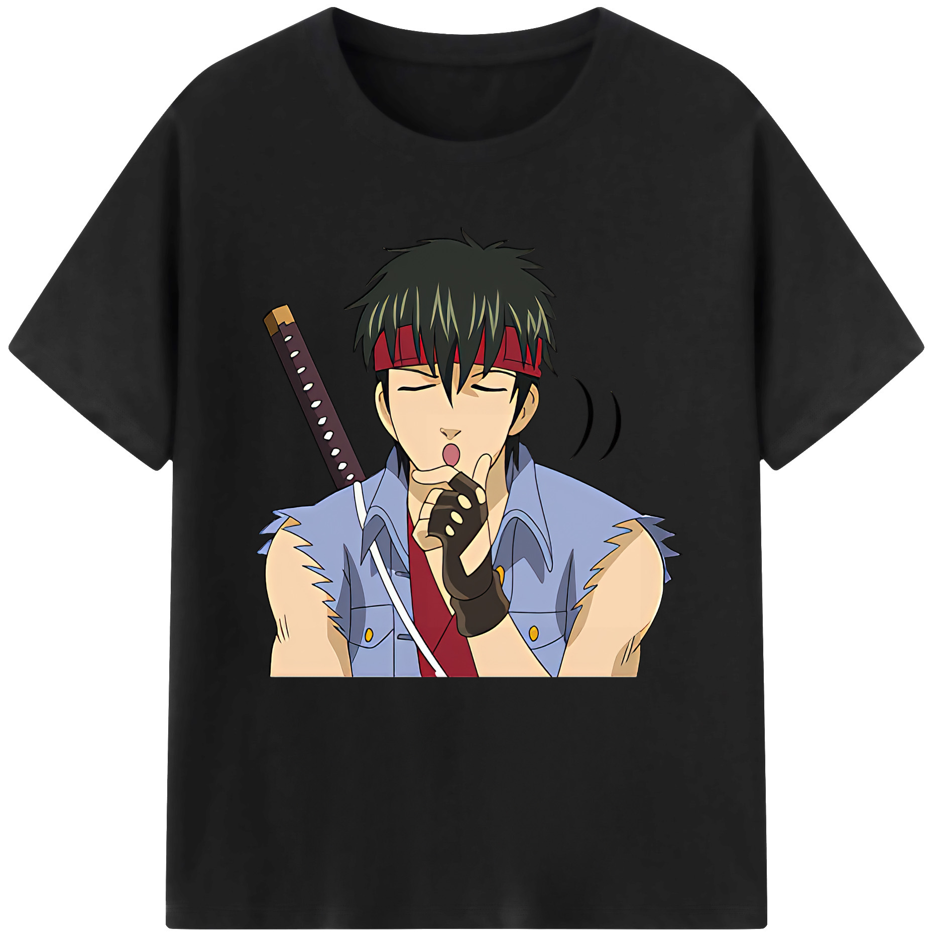 （画像用） ぎんたま 坂田銀時（さかたぎんとき） 神楽 志村新八（しむら しんぱち） GINTAMA Sakata Gintoki Kagura Shimura Shinpachi 綿100％半袖Tシャツ（フロントプリント）