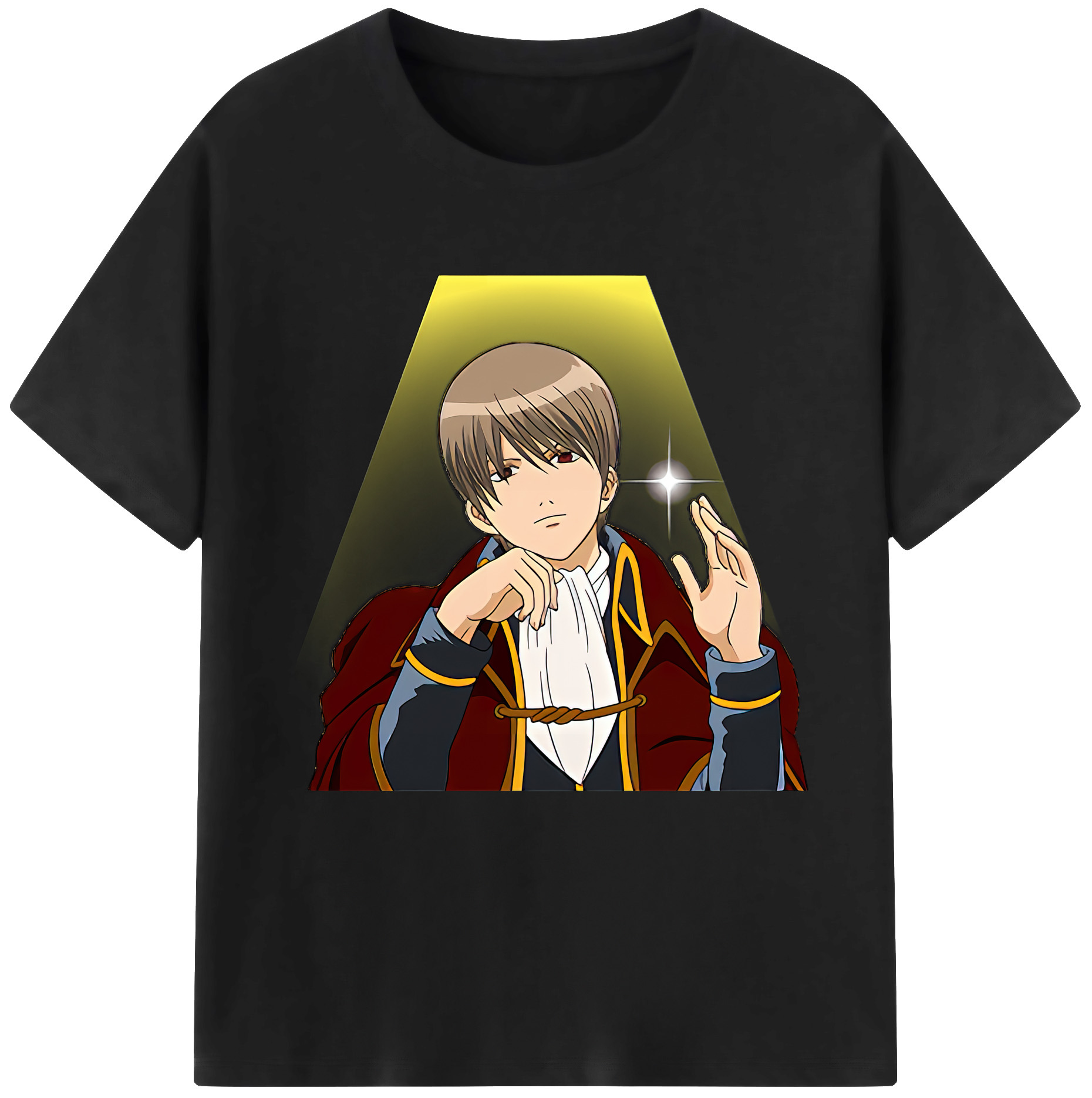 （画像用） ぎんたま 坂田銀時（さかたぎんとき） 神楽 志村新八（しむら しんぱち） GINTAMA Sakata Gintoki Kagura Shimura Shinpachi 綿100％半袖Tシャツ（フロントプリント）