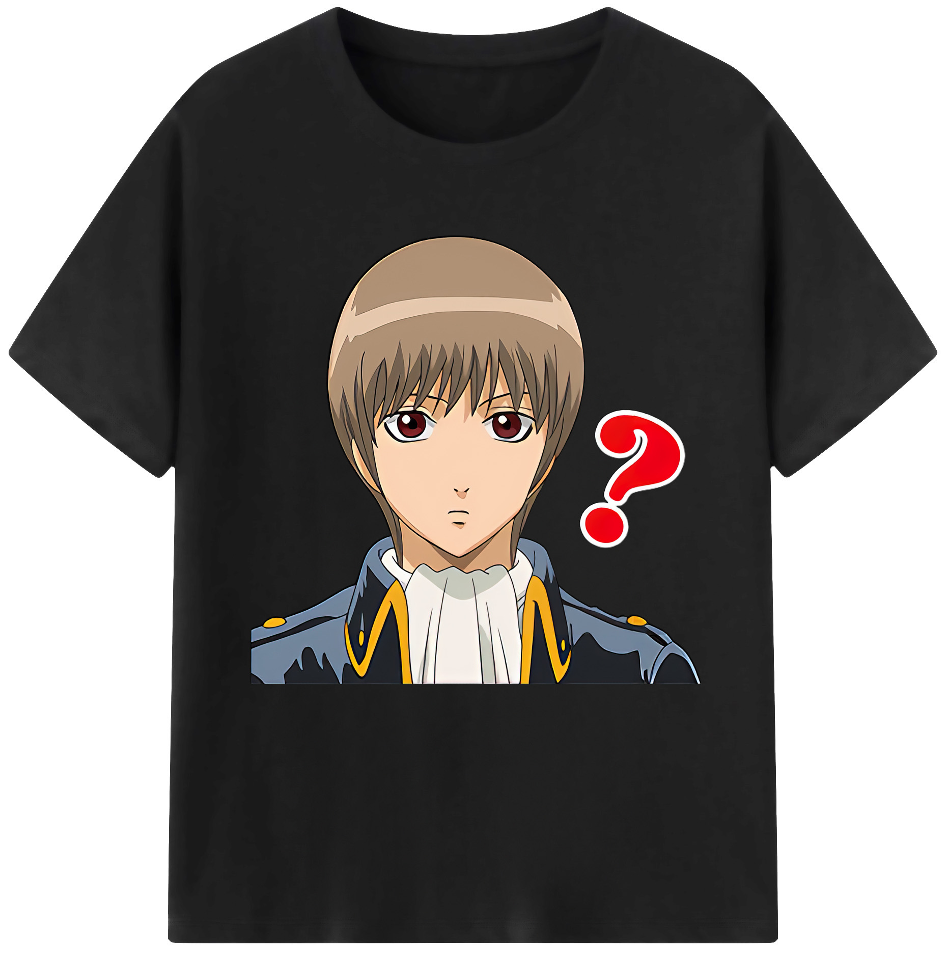 （画像用） ぎんたま 坂田銀時（さかたぎんとき） 神楽 志村新八（しむら しんぱち） GINTAMA Sakata Gintoki Kagura Shimura Shinpachi 綿100％半袖Tシャツ（フロントプリント）