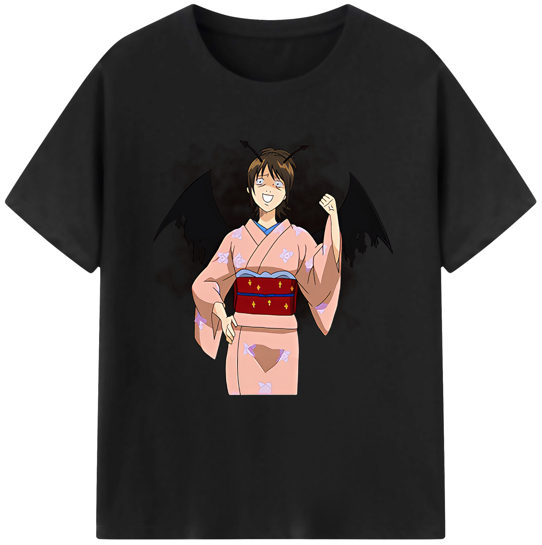 （画像用） ぎんたま 坂田銀時（さかたぎんとき） 神楽 志村新八（しむら しんぱち） GINTAMA Sakata Gintoki Kagura Shimura Shinpachi 綿100％半袖Tシャツ（フロントプリント）