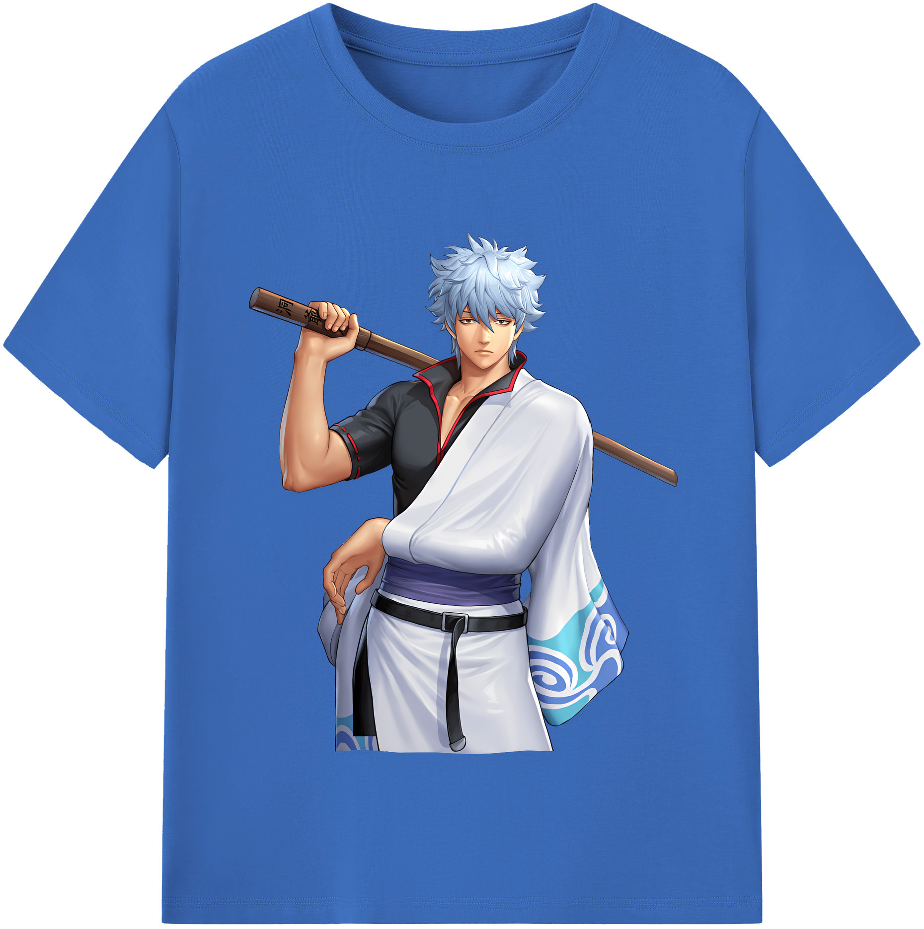 （画像用） ぎんたま 坂田銀時（さかたぎんとき） 神楽 志村新八（しむら しんぱち） GINTAMA Sakata Gintoki Kagura Shimura Shinpachi 綿100％半袖Tシャツ（フロントプリント）