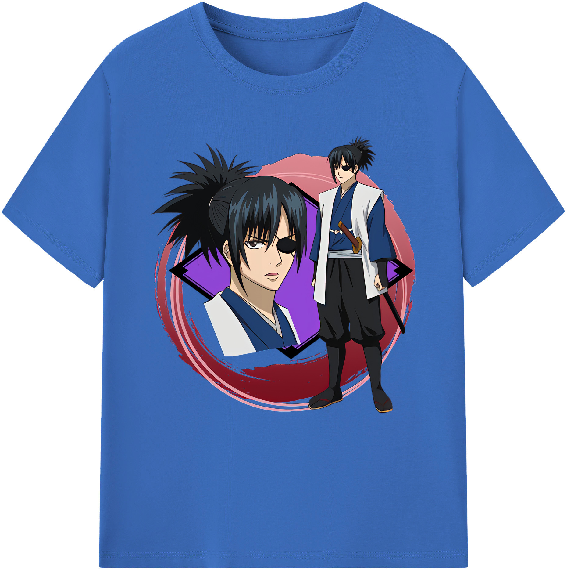 （画像用） ぎんたま 坂田銀時（さかたぎんとき） 神楽 志村新八（しむら しんぱち） GINTAMA Sakata Gintoki Kagura Shimura Shinpachi 綿100％半袖Tシャツ（フロントプリント）