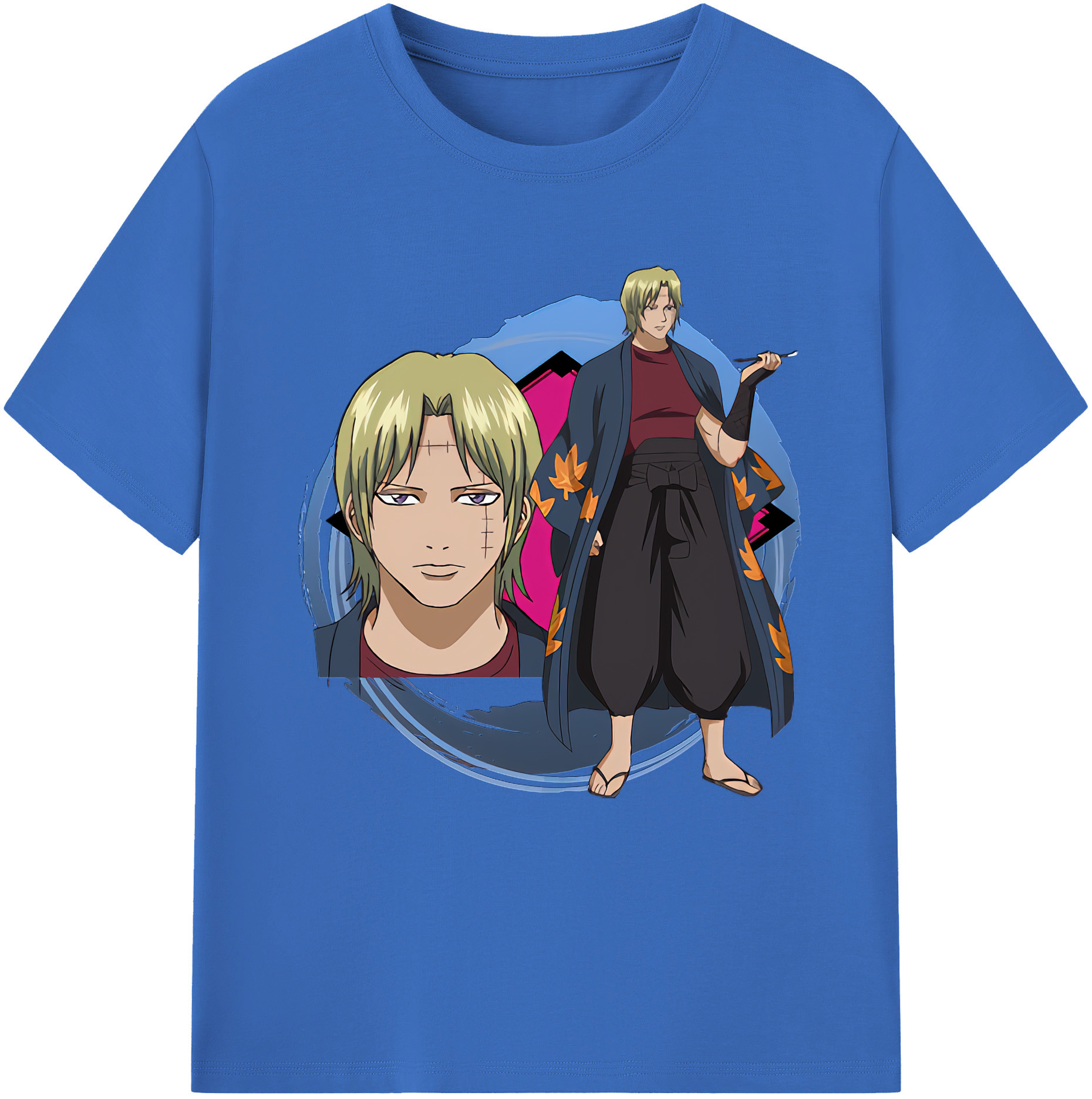 （画像用） ぎんたま 坂田銀時（さかたぎんとき） 神楽 志村新八（しむら しんぱち） GINTAMA Sakata Gintoki Kagura Shimura Shinpachi 綿100％半袖Tシャツ（フロントプリント）