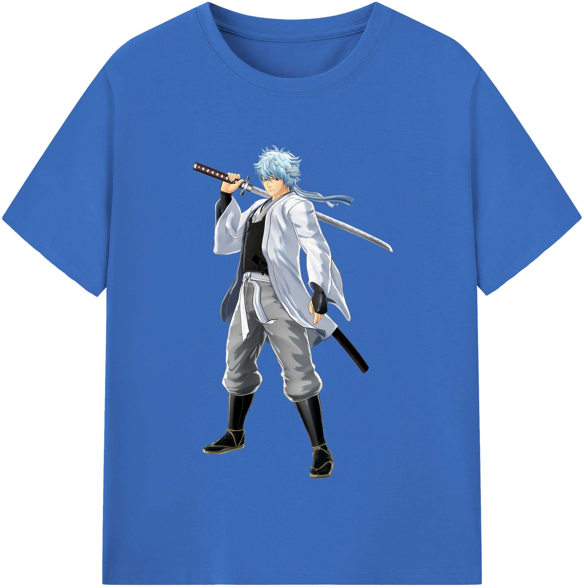 （画像用） ぎんたま 坂田銀時（さかたぎんとき） 神楽 志村新八（しむら しんぱち） GINTAMA Sakata Gintoki Kagura Shimura Shinpachi 綿100％半袖Tシャツ（フロントプリント）