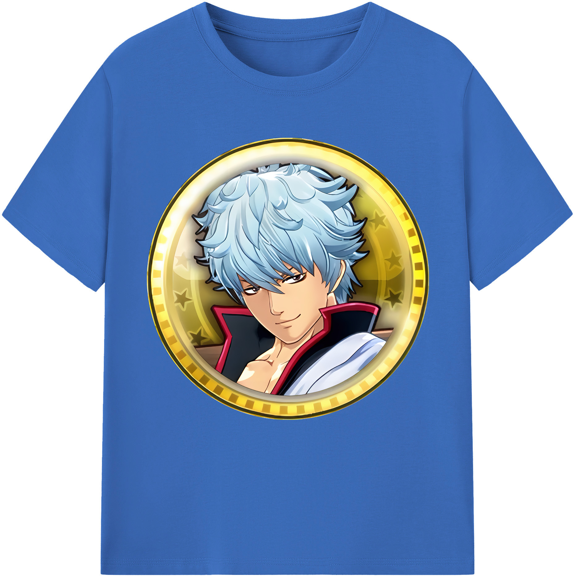 （画像用） ぎんたま 坂田銀時（さかたぎんとき） 神楽 志村新八（しむら しんぱち） GINTAMA Sakata Gintoki Kagura Shimura Shinpachi 綿100％半袖Tシャツ（フロントプリント）