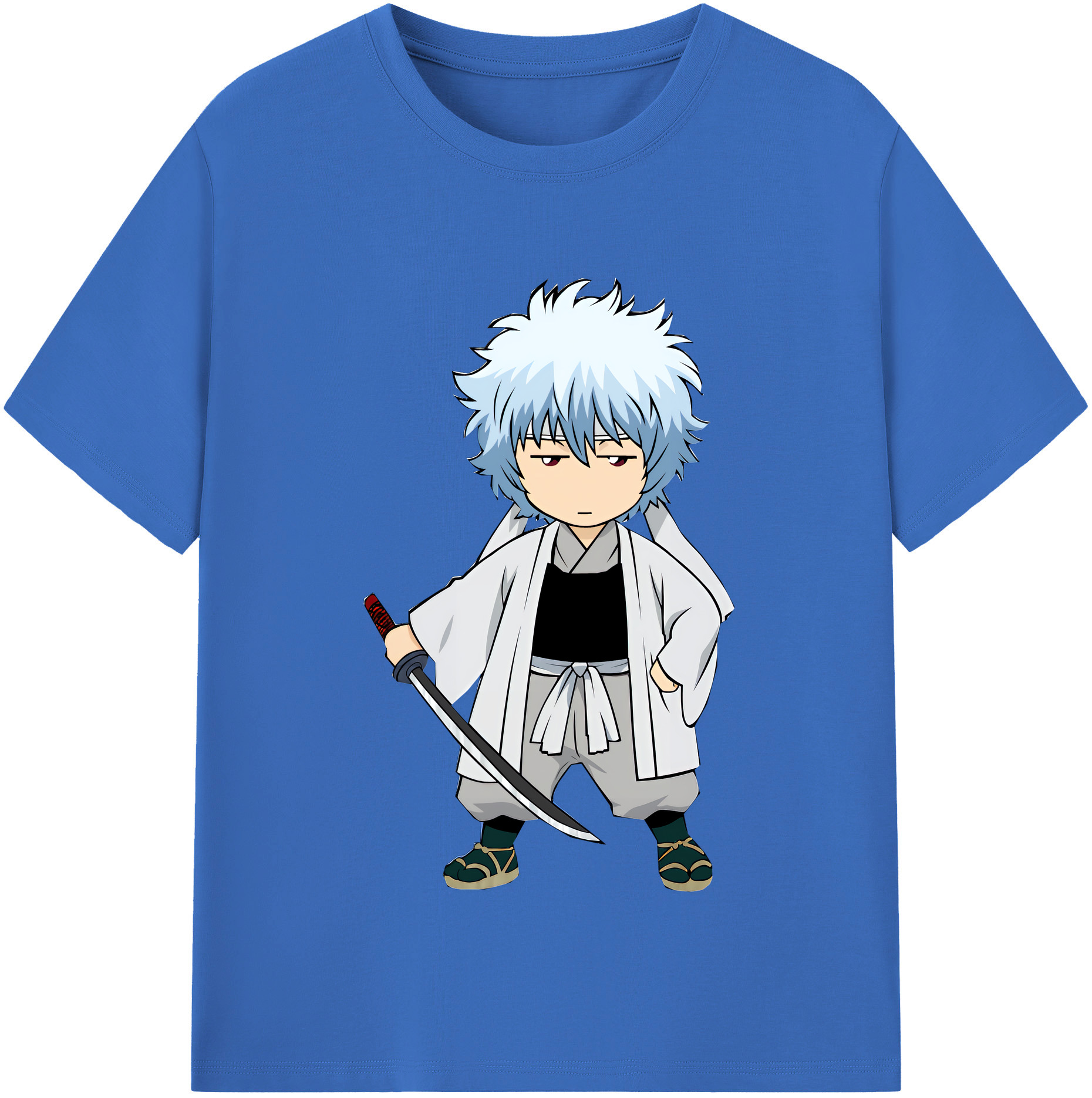 （画像用） ぎんたま 坂田銀時（さかたぎんとき） 神楽 志村新八（しむら しんぱち） GINTAMA Sakata Gintoki Kagura Shimura Shinpachi 綿100％半袖Tシャツ（フロントプリント）