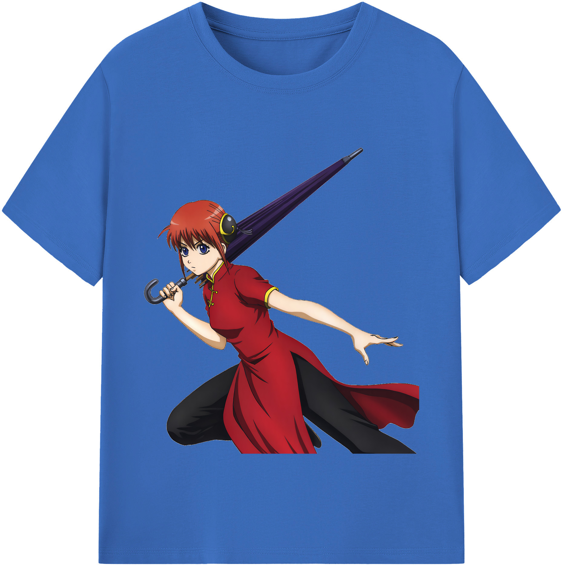 （画像用） ぎんたま 坂田銀時（さかたぎんとき） 神楽 志村新八（しむら しんぱち） GINTAMA Sakata Gintoki Kagura Shimura Shinpachi 綿100％半袖Tシャツ（フロントプリント）