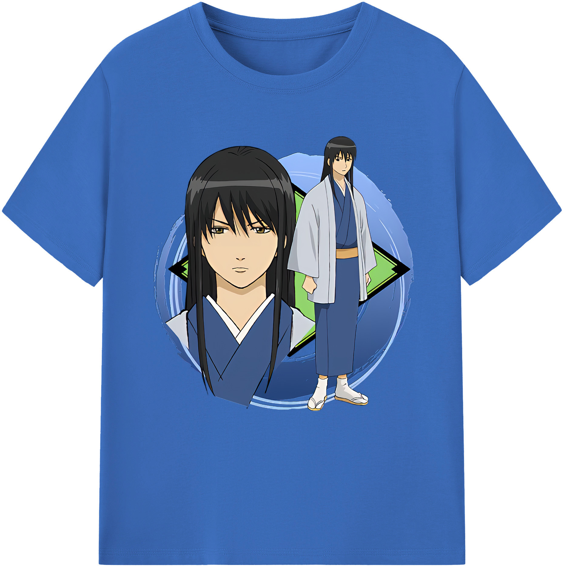 （画像用） ぎんたま 坂田銀時（さかたぎんとき） 神楽 志村新八（しむら しんぱち） GINTAMA Sakata Gintoki Kagura Shimura Shinpachi 綿100％半袖Tシャツ（フロントプリント）