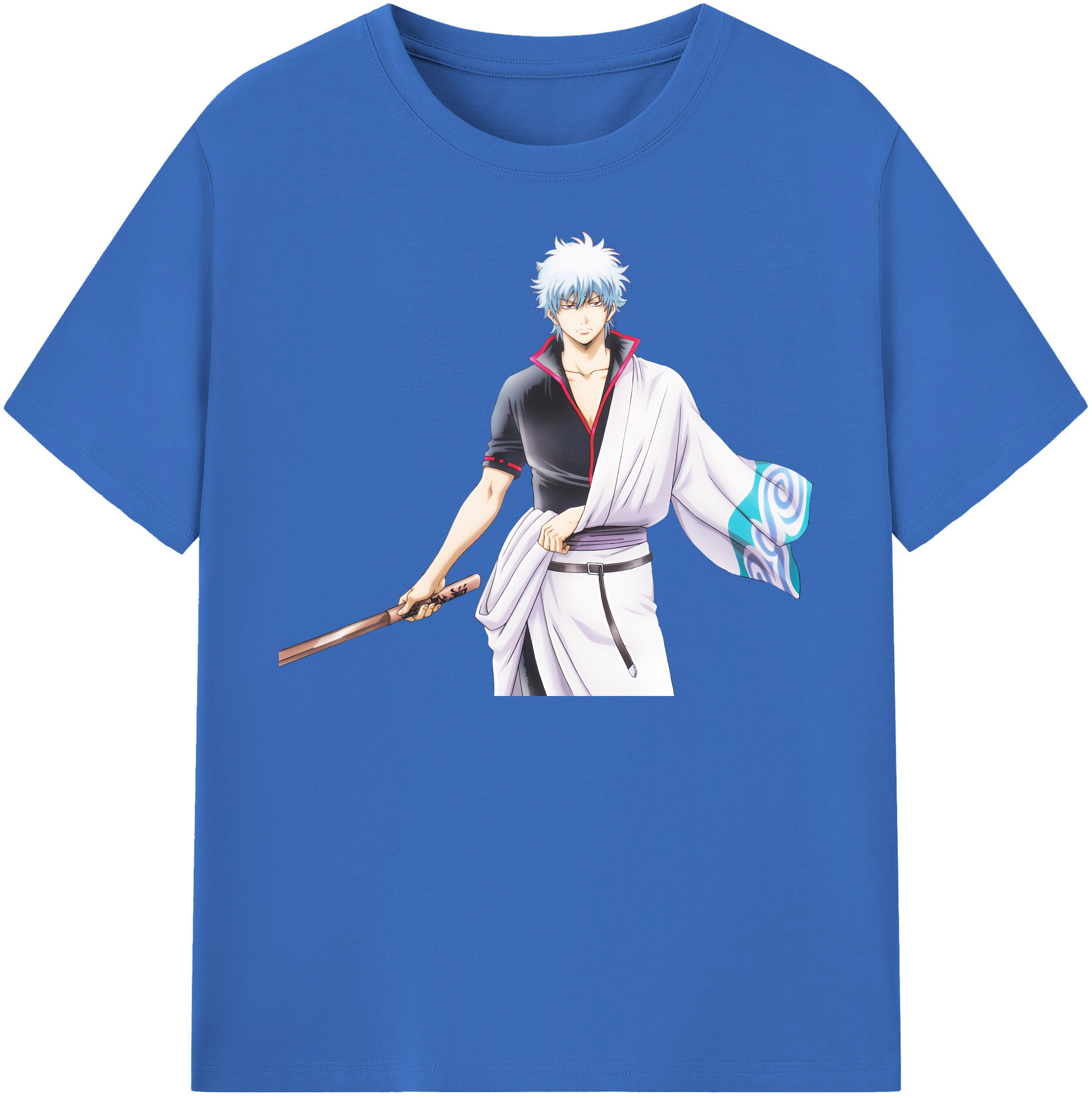 （画像用） ぎんたま 坂田銀時（さかたぎんとき） 神楽 志村新八（しむら しんぱち） GINTAMA Sakata Gintoki Kagura Shimura Shinpachi 綿100％半袖Tシャツ（フロントプリント）