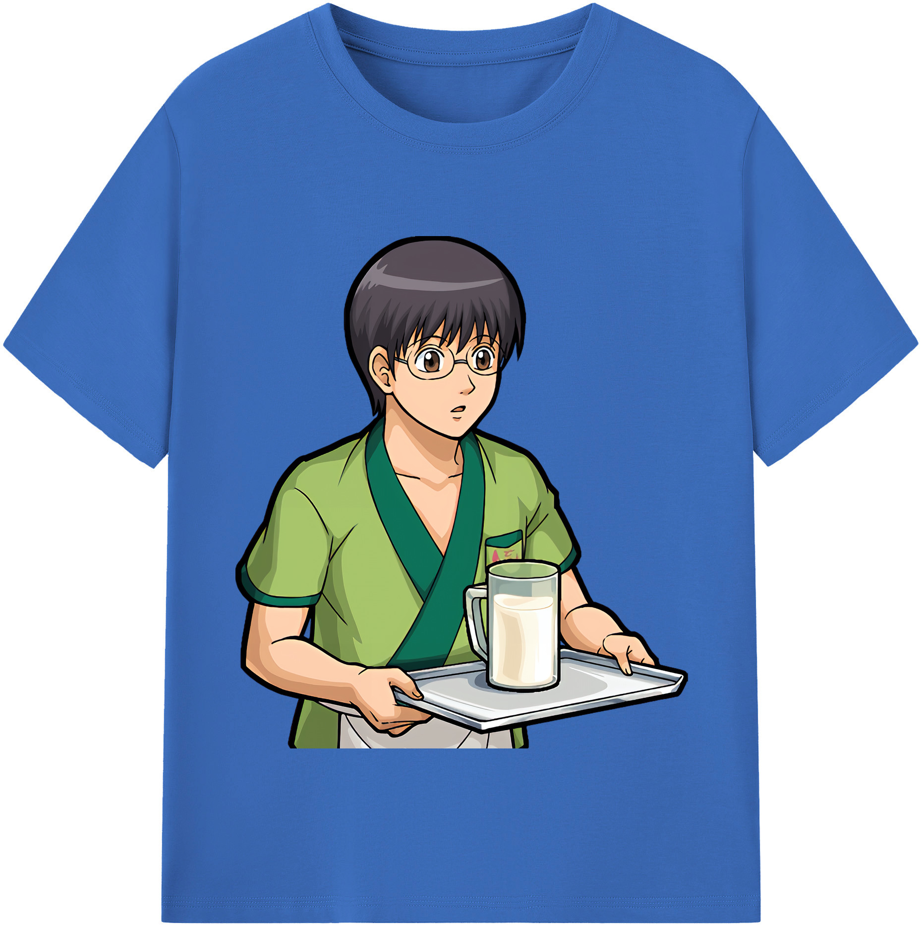 （画像用） ぎんたま 坂田銀時（さかたぎんとき） 神楽 志村新八（しむら しんぱち） GINTAMA Sakata Gintoki Kagura Shimura Shinpachi 綿100％半袖Tシャツ（フロントプリント）