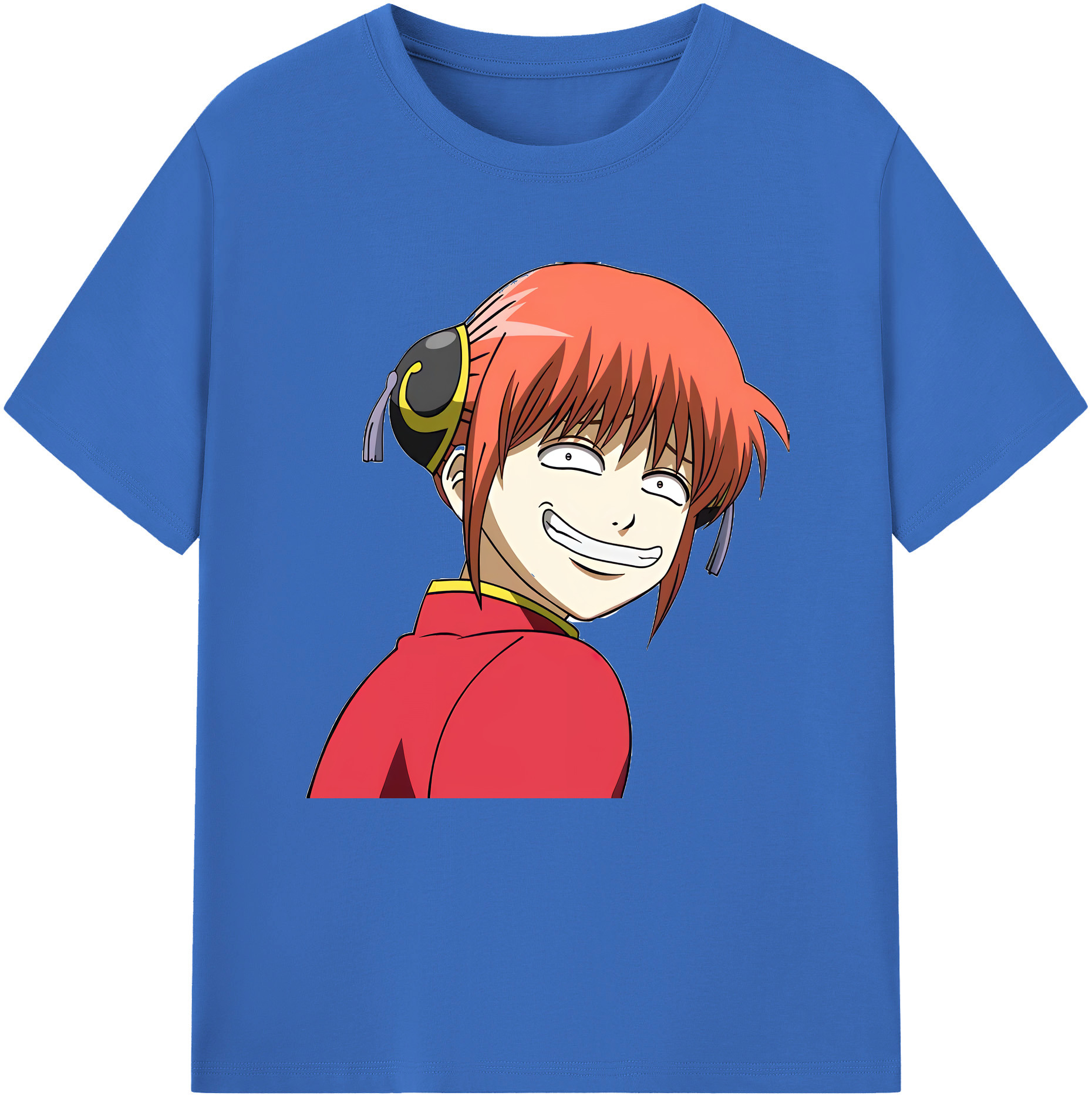 （画像用） ぎんたま 坂田銀時（さかたぎんとき） 神楽 志村新八（しむら しんぱち） GINTAMA Sakata Gintoki Kagura Shimura Shinpachi 綿100％半袖Tシャツ（フロントプリント）