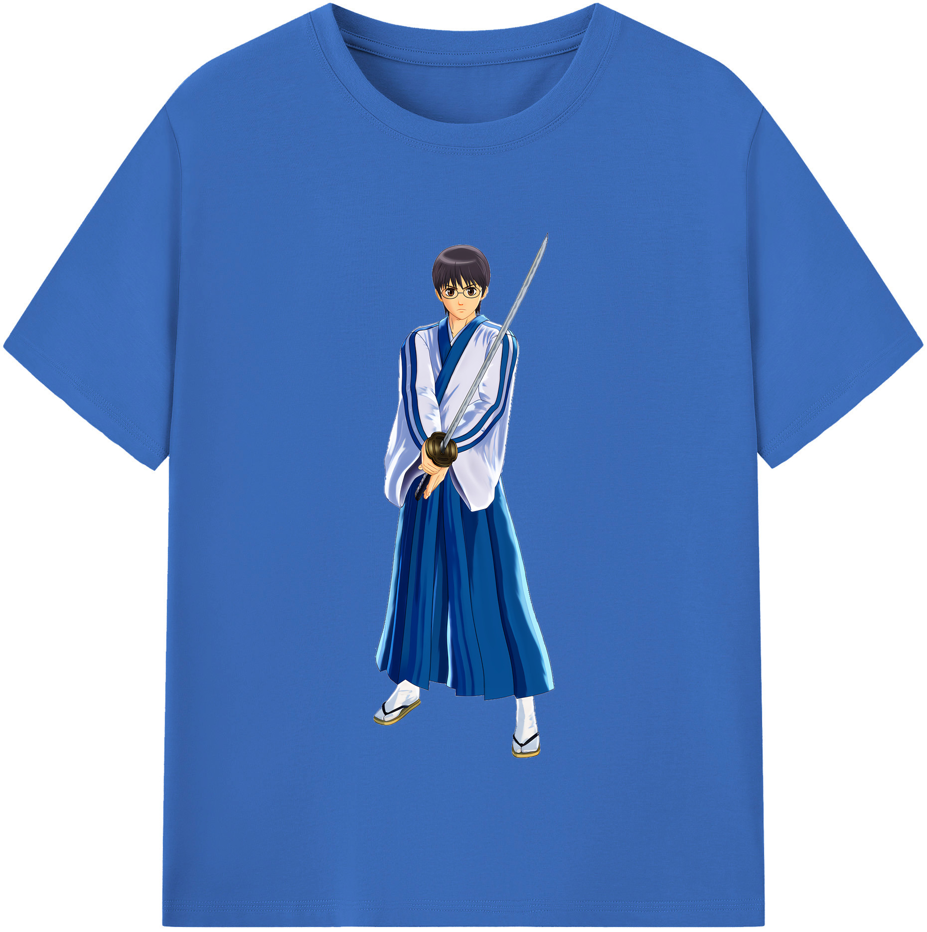 （画像用） ぎんたま 坂田銀時（さかたぎんとき） 神楽 志村新八（しむら しんぱち） GINTAMA Sakata Gintoki Kagura Shimura Shinpachi 綿100％半袖Tシャツ（フロントプリント）