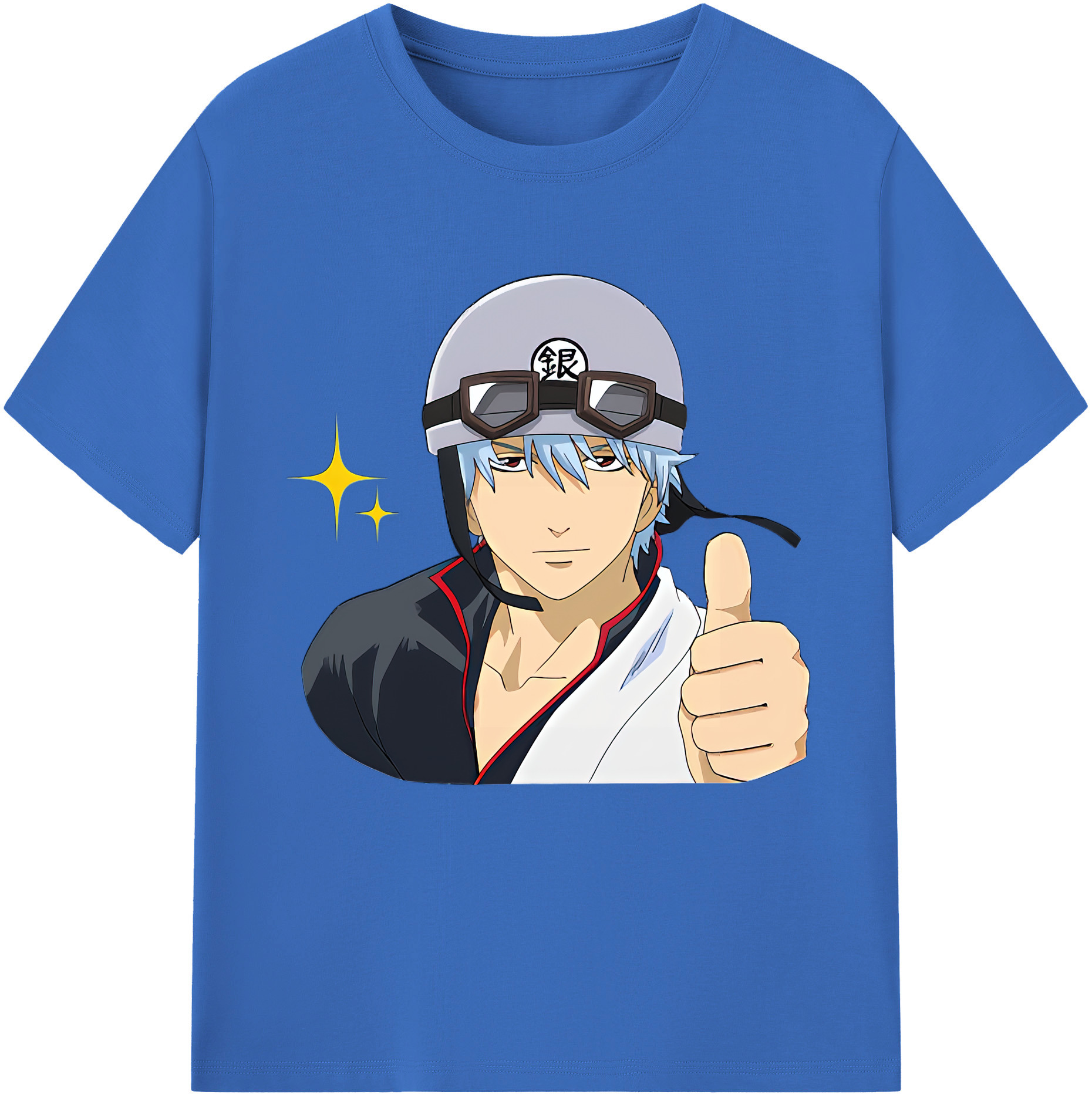 （画像用） ぎんたま 坂田銀時（さかたぎんとき） 神楽 志村新八（しむら しんぱち） GINTAMA Sakata Gintoki Kagura Shimura Shinpachi 綿100％半袖Tシャツ（フロントプリント）