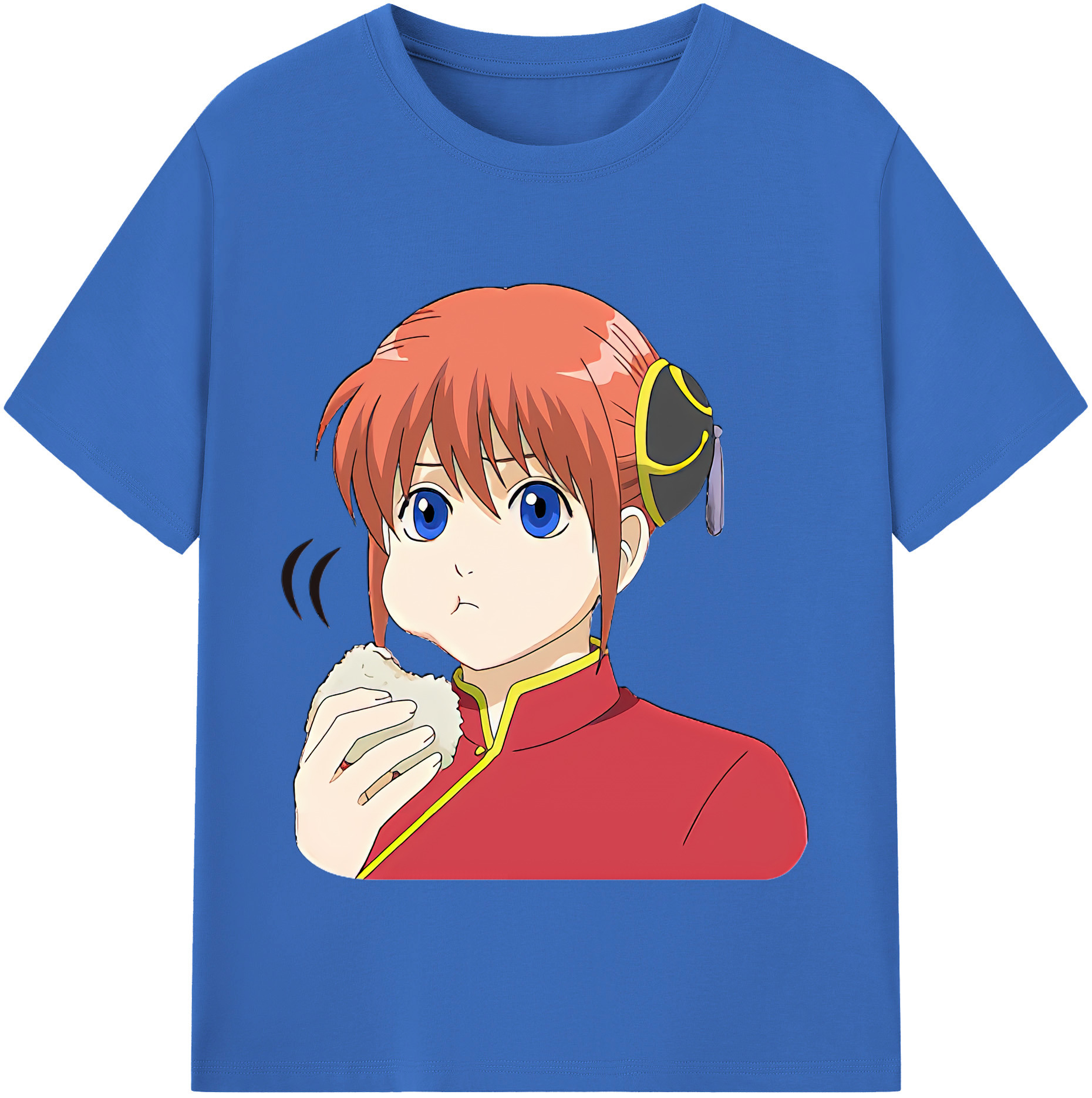 （画像用） ぎんたま 坂田銀時（さかたぎんとき） 神楽 志村新八（しむら しんぱち） GINTAMA Sakata Gintoki Kagura Shimura Shinpachi 綿100％半袖Tシャツ（フロントプリント）