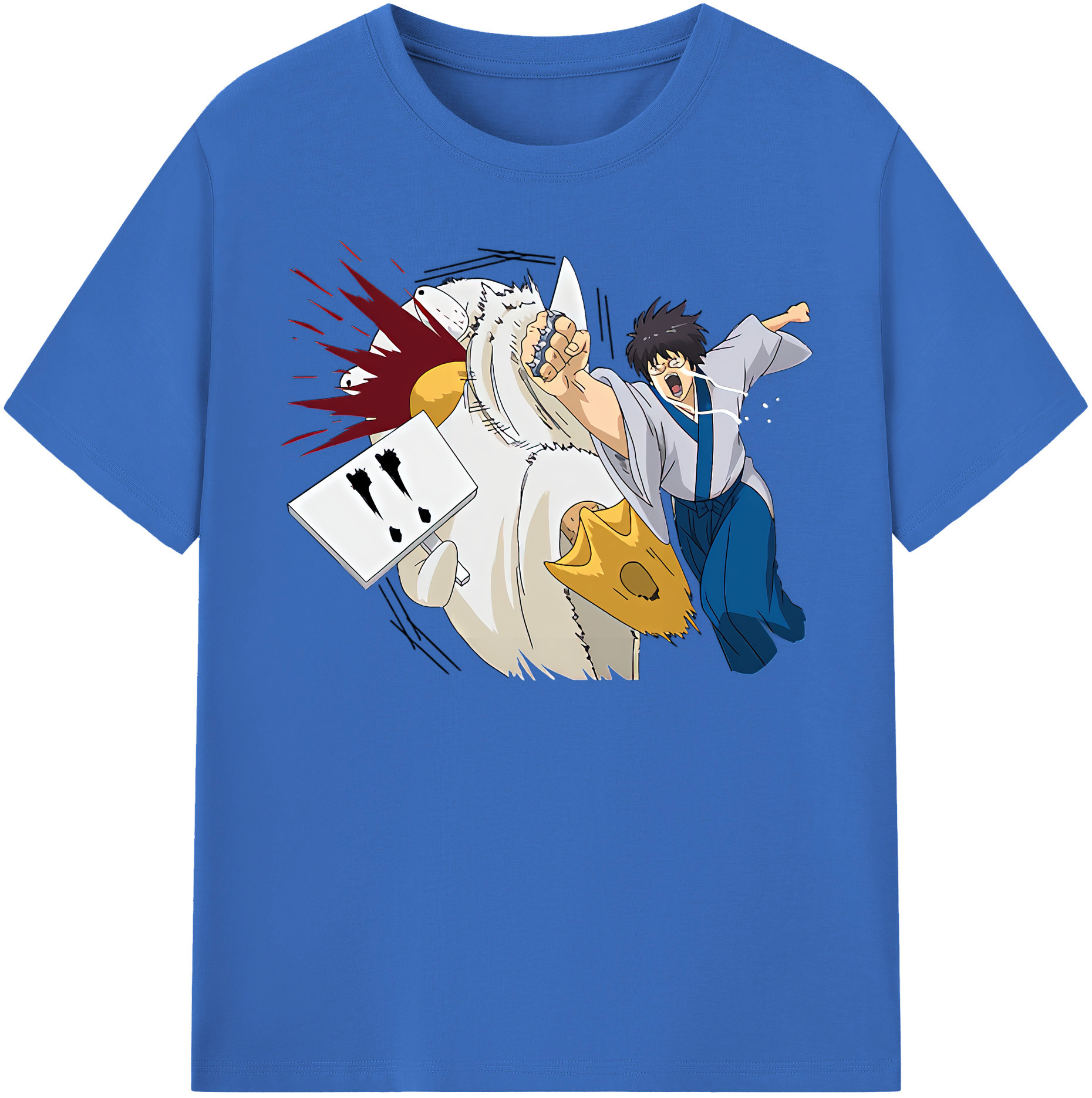 （画像用） ぎんたま 坂田銀時（さかたぎんとき） 神楽 志村新八（しむら しんぱち） GINTAMA Sakata Gintoki Kagura Shimura Shinpachi 綿100％半袖Tシャツ（フロントプリント）