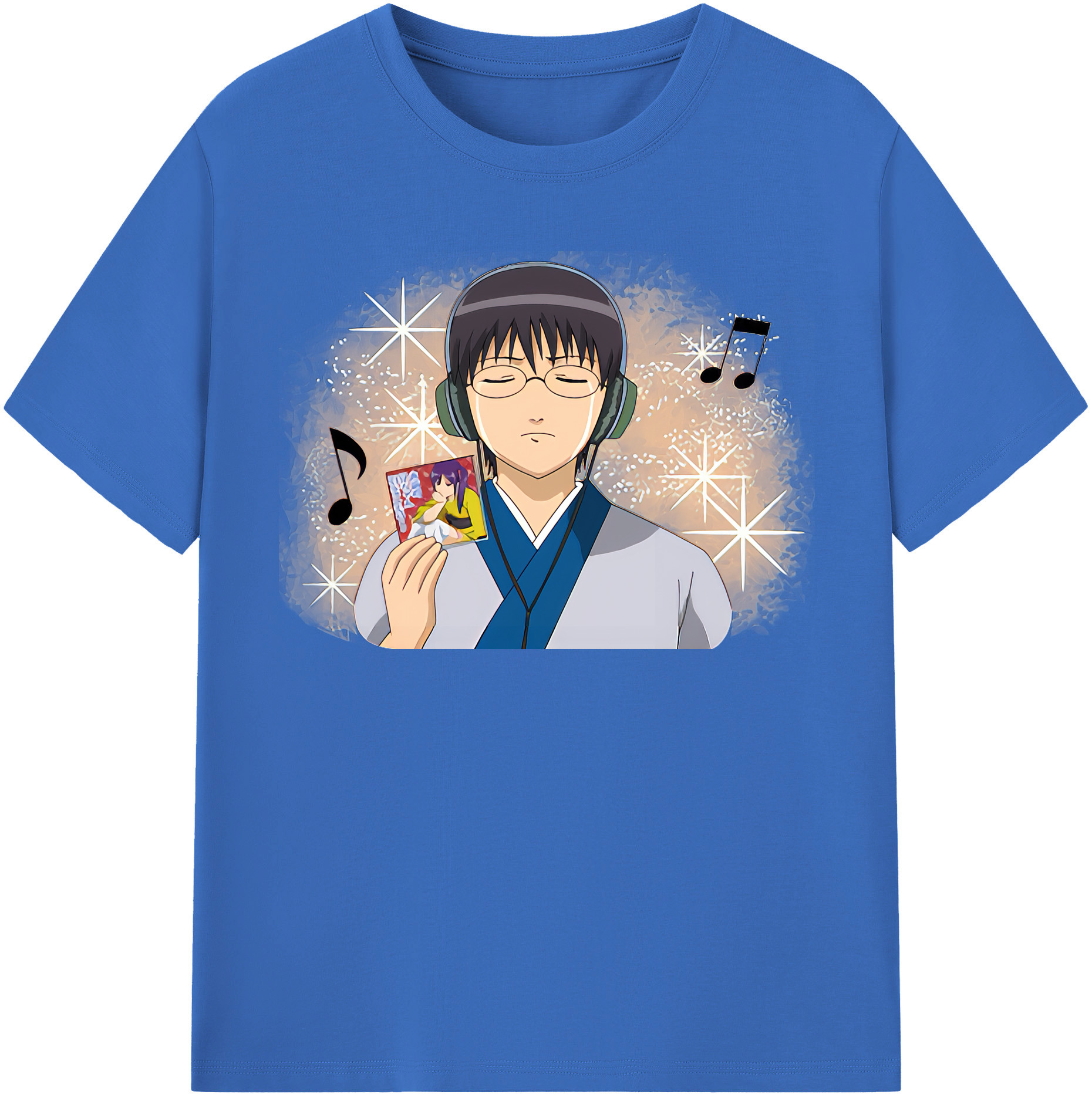（画像用） ぎんたま 坂田銀時（さかたぎんとき） 神楽 志村新八（しむら しんぱち） GINTAMA Sakata Gintoki Kagura Shimura Shinpachi 綿100％半袖Tシャツ（フロントプリント）