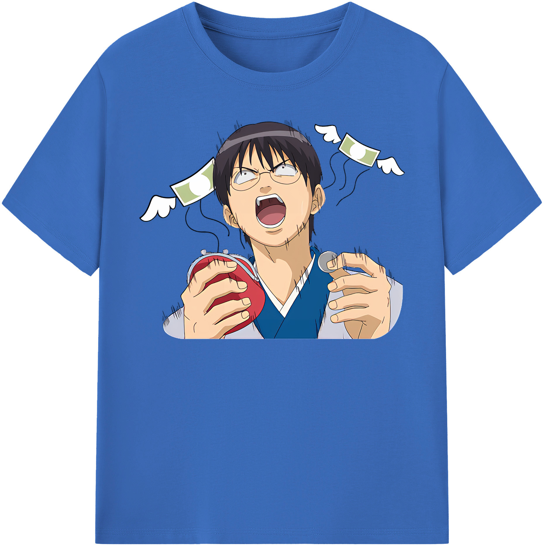 （画像用） ぎんたま 坂田銀時（さかたぎんとき） 神楽 志村新八（しむら しんぱち） GINTAMA Sakata Gintoki Kagura Shimura Shinpachi 綿100％半袖Tシャツ（フロントプリント）