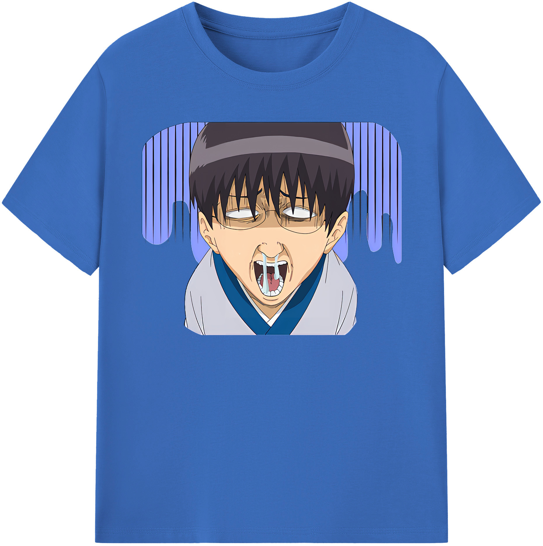 （画像用） ぎんたま 坂田銀時（さかたぎんとき） 神楽 志村新八（しむら しんぱち） GINTAMA Sakata Gintoki Kagura Shimura Shinpachi 綿100％半袖Tシャツ（フロントプリント）