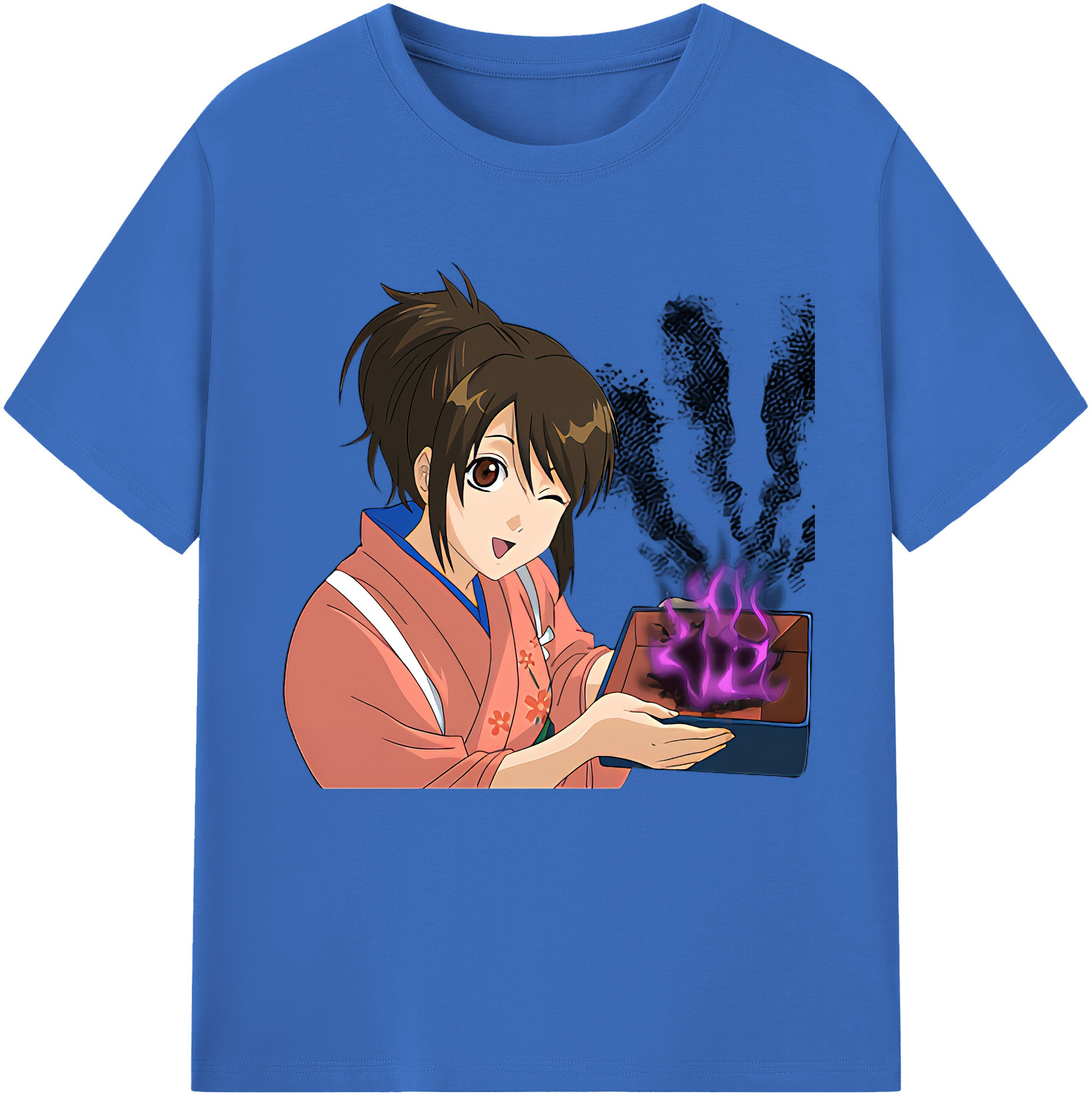 （画像用） ぎんたま 坂田銀時（さかたぎんとき） 神楽 志村新八（しむら しんぱち） GINTAMA Sakata Gintoki Kagura Shimura Shinpachi 綿100％半袖Tシャツ（フロントプリント）