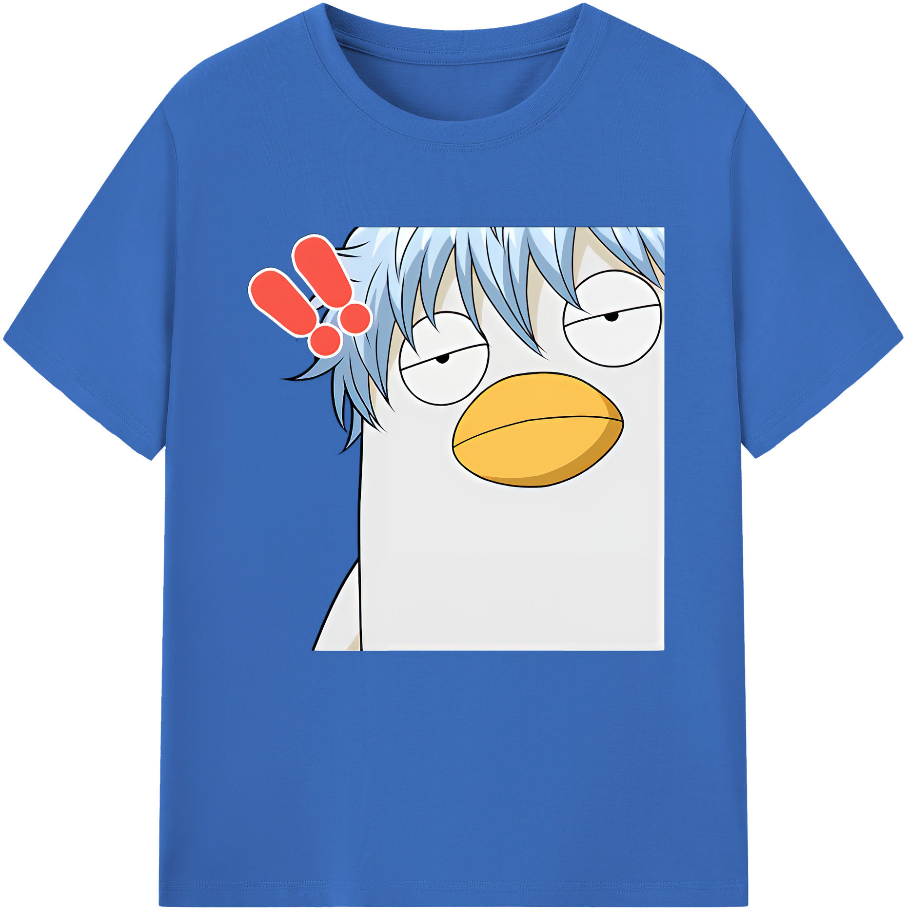 （画像用） ぎんたま 坂田銀時（さかたぎんとき） 神楽 志村新八（しむら しんぱち） GINTAMA Sakata Gintoki Kagura Shimura Shinpachi 綿100％半袖Tシャツ（フロントプリント）