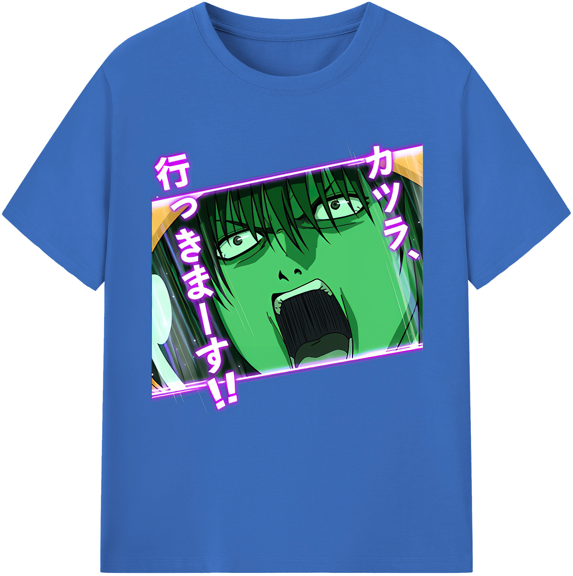 （画像用） ぎんたま 坂田銀時（さかたぎんとき） 神楽 志村新八（しむら しんぱち） GINTAMA Sakata Gintoki Kagura Shimura Shinpachi 綿100％半袖Tシャツ（フロントプリント）