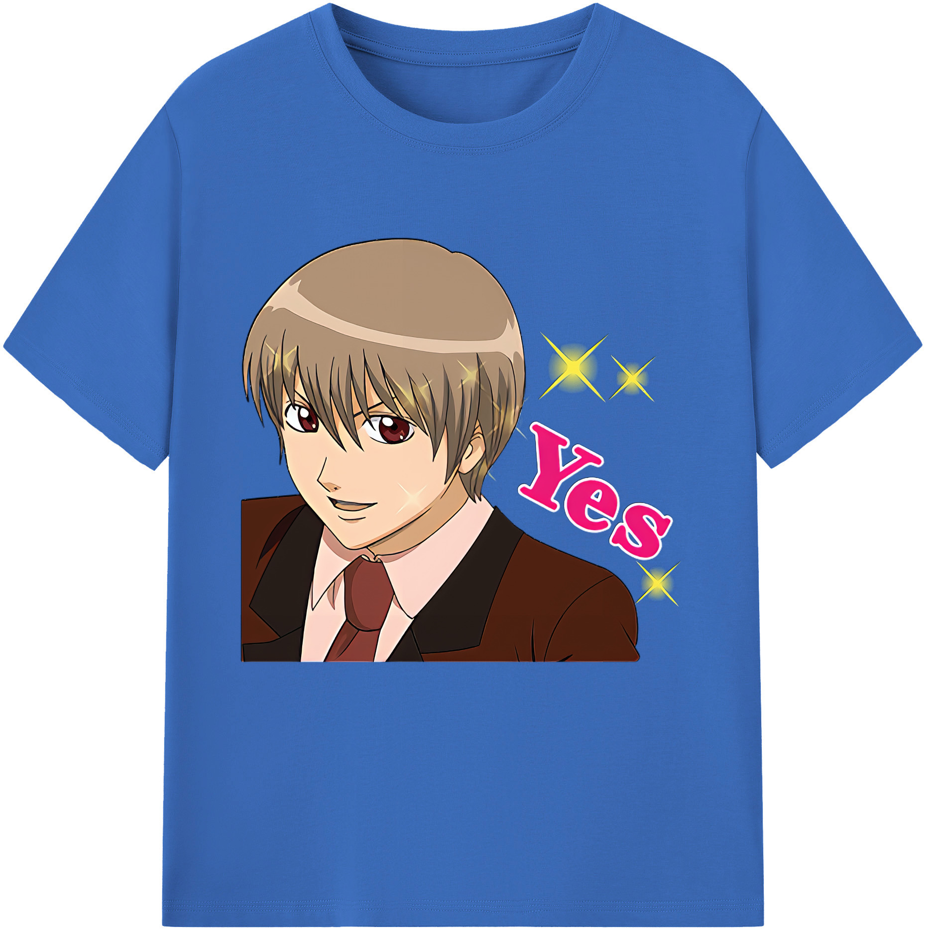 （画像用） ぎんたま 坂田銀時（さかたぎんとき） 神楽 志村新八（しむら しんぱち） GINTAMA Sakata Gintoki Kagura Shimura Shinpachi 綿100％半袖Tシャツ（フロントプリント）