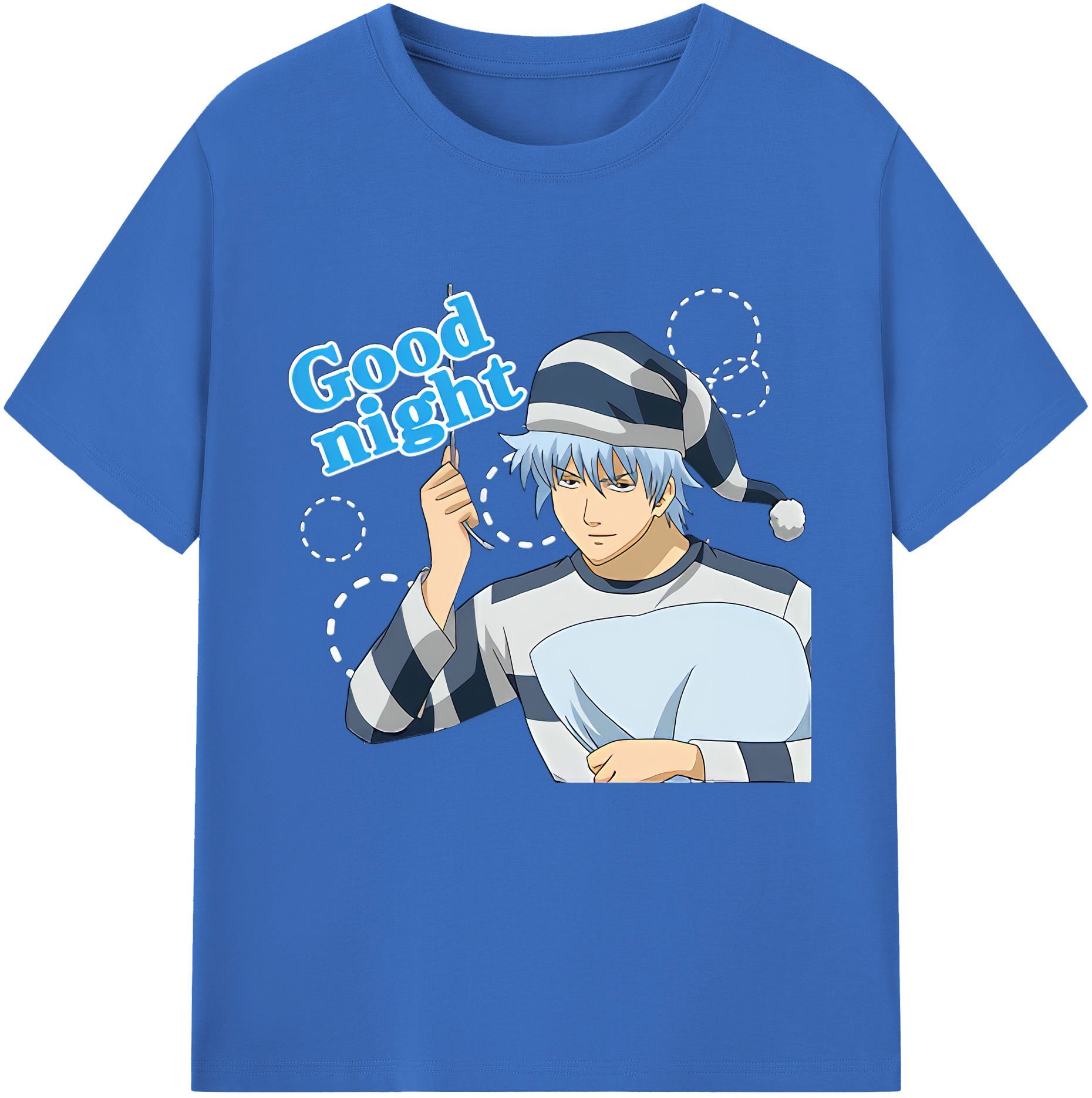 （画像用） ぎんたま 坂田銀時（さかたぎんとき） 神楽 志村新八（しむら しんぱち） GINTAMA Sakata Gintoki Kagura Shimura Shinpachi 綿100％半袖Tシャツ（フロントプリント）