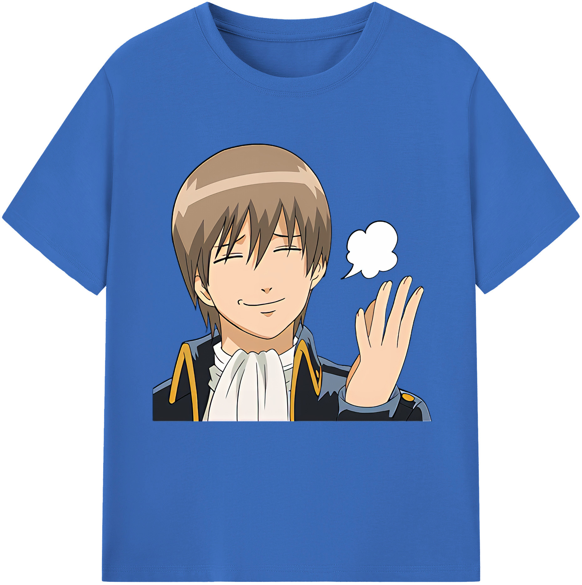 （画像用） ぎんたま 坂田銀時（さかたぎんとき） 神楽 志村新八（しむら しんぱち） GINTAMA Sakata Gintoki Kagura Shimura Shinpachi 綿100％半袖Tシャツ（フロントプリント）