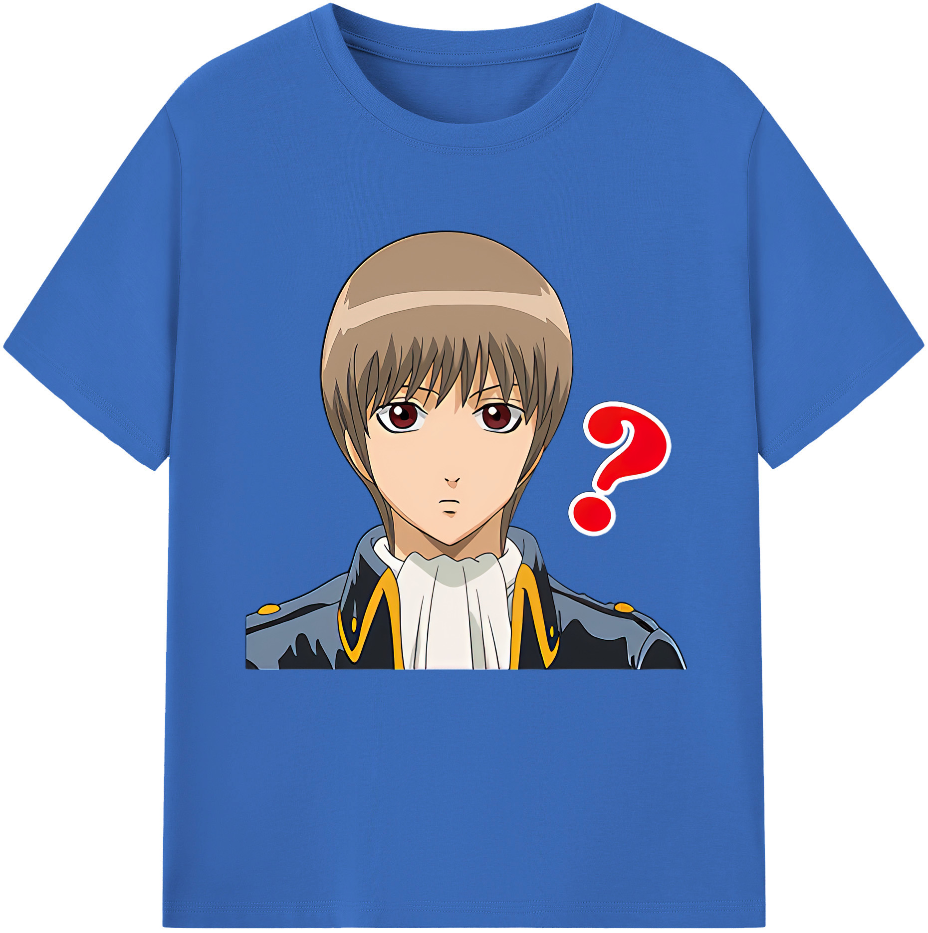 （画像用） ぎんたま 坂田銀時（さかたぎんとき） 神楽 志村新八（しむら しんぱち） GINTAMA Sakata Gintoki Kagura Shimura Shinpachi 綿100％半袖Tシャツ（フロントプリント）