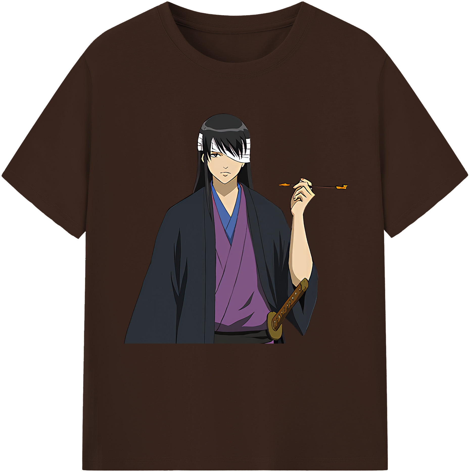 （画像用） ぎんたま 坂田銀時（さかたぎんとき） 神楽 志村新八（しむら しんぱち） GINTAMA Sakata Gintoki Kagura Shimura Shinpachi 綿100％半袖Tシャツ（フロントプリント）