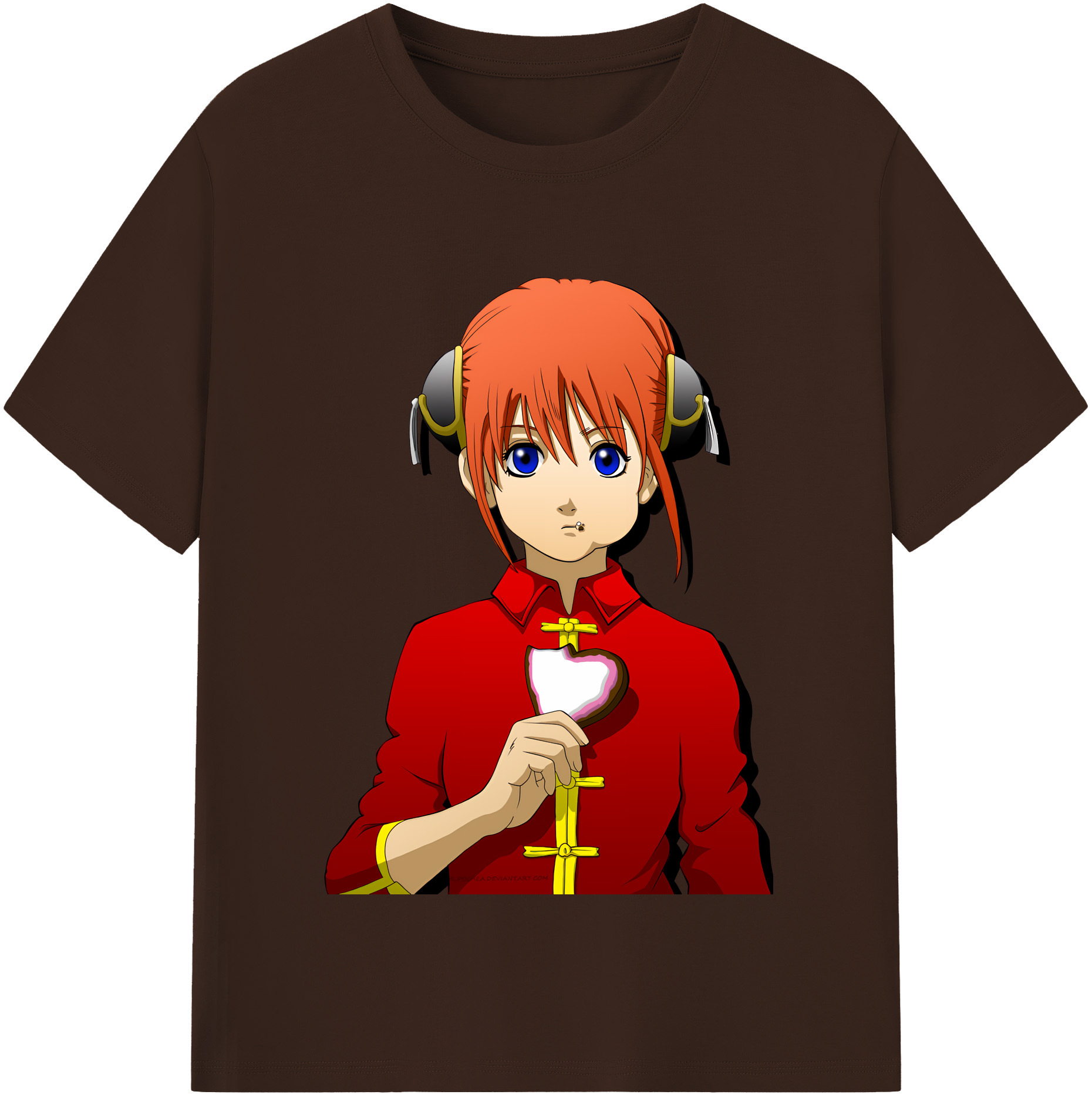 （画像用） ぎんたま 坂田銀時（さかたぎんとき） 神楽 志村新八（しむら しんぱち） GINTAMA Sakata Gintoki Kagura Shimura Shinpachi 綿100％半袖Tシャツ（フロントプリント）