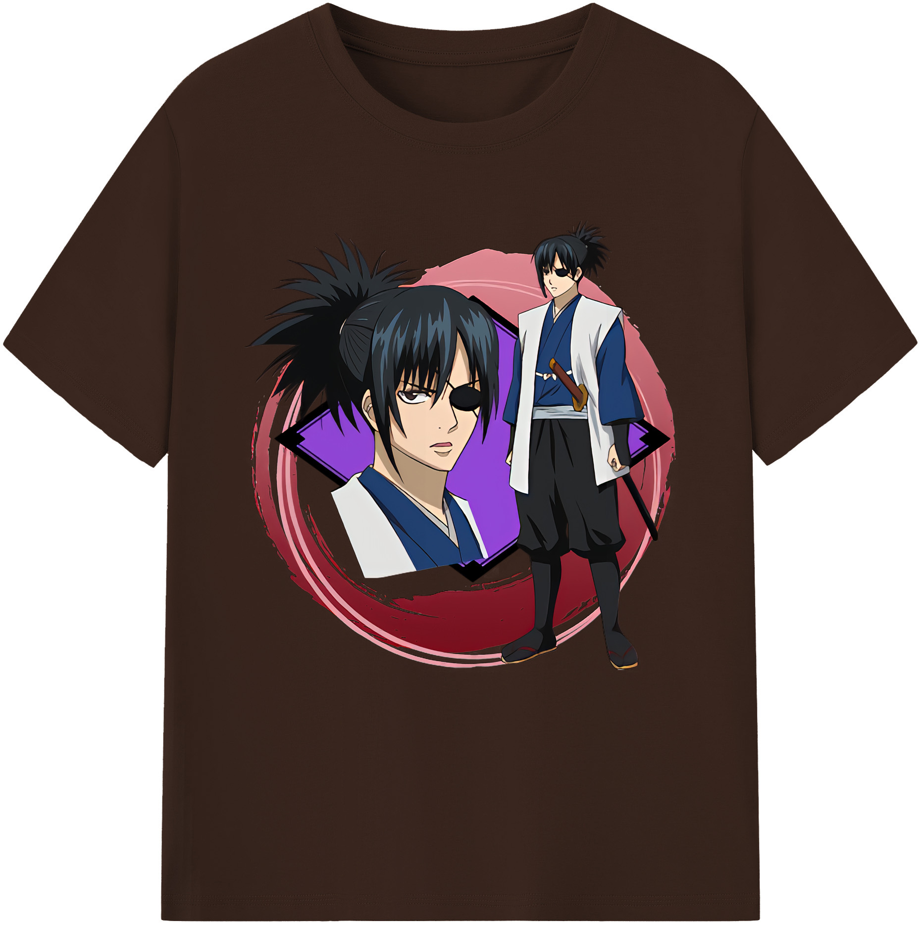 （画像用） ぎんたま 坂田銀時（さかたぎんとき） 神楽 志村新八（しむら しんぱち） GINTAMA Sakata Gintoki Kagura Shimura Shinpachi 綿100％半袖Tシャツ（フロントプリント）
