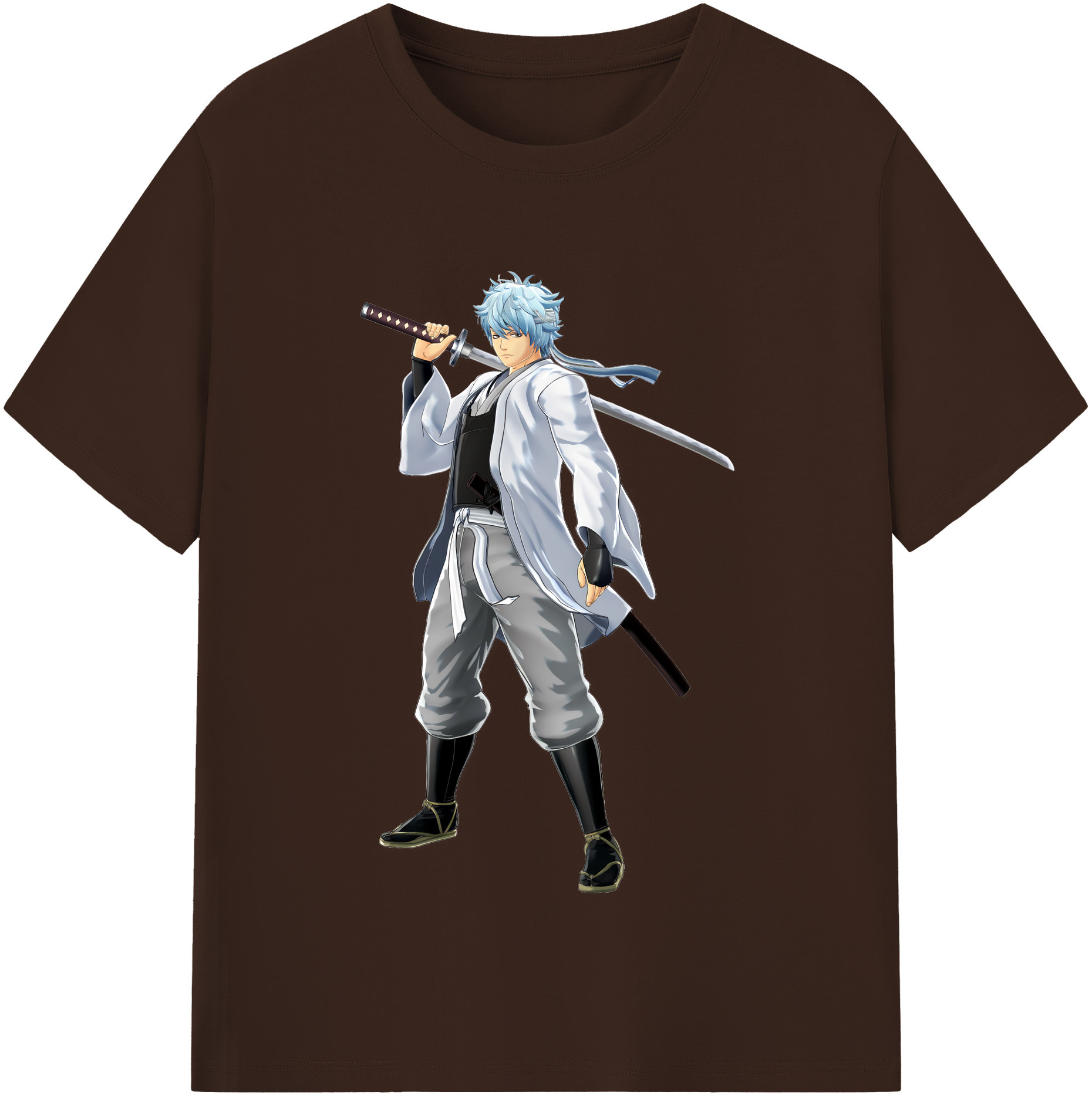 （画像用） ぎんたま 坂田銀時（さかたぎんとき） 神楽 志村新八（しむら しんぱち） GINTAMA Sakata Gintoki Kagura Shimura Shinpachi 綿100％半袖Tシャツ（フロントプリント）
