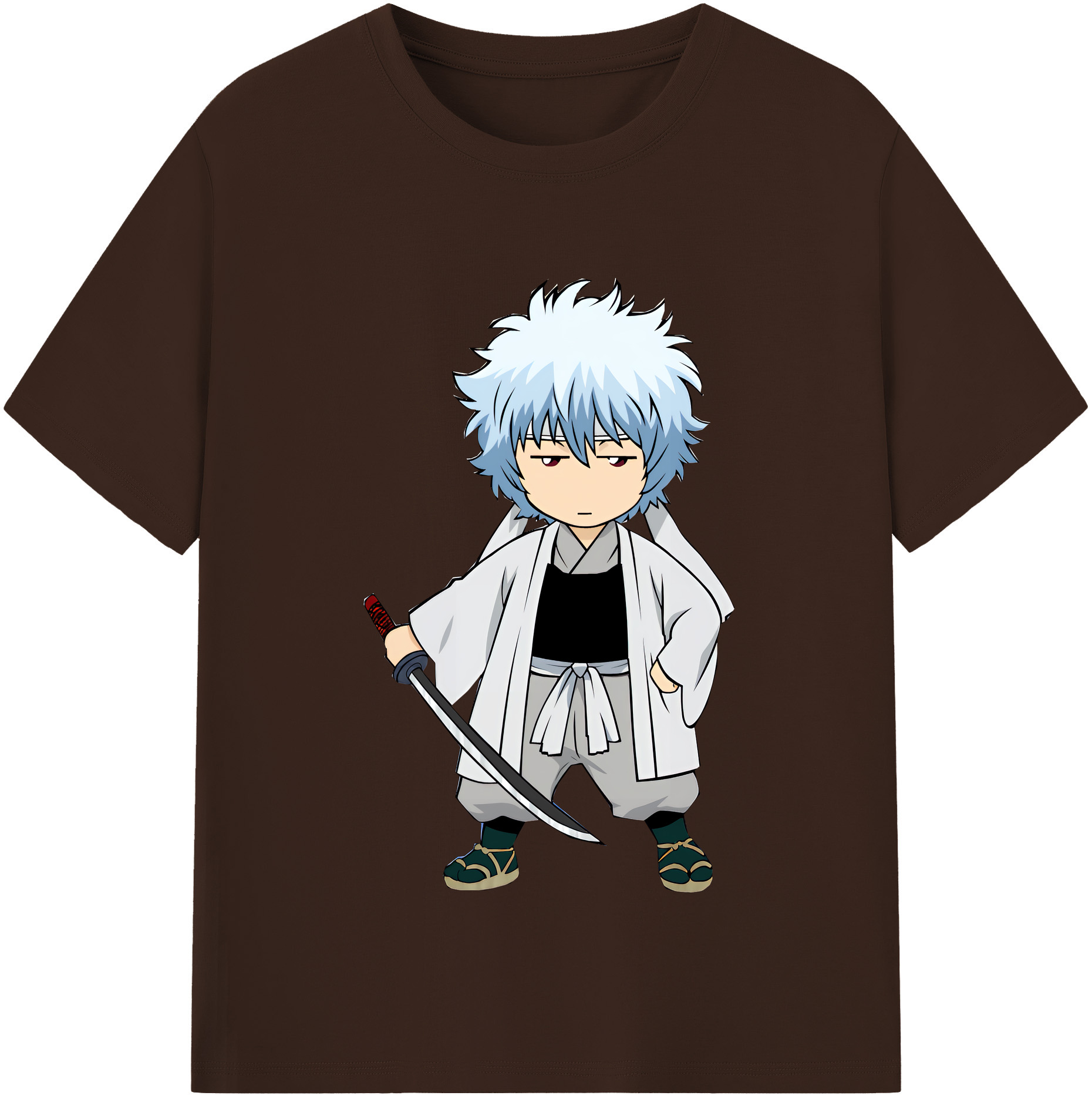 （画像用） ぎんたま 坂田銀時（さかたぎんとき） 神楽 志村新八（しむら しんぱち） GINTAMA Sakata Gintoki Kagura Shimura Shinpachi 綿100％半袖Tシャツ（フロントプリント）