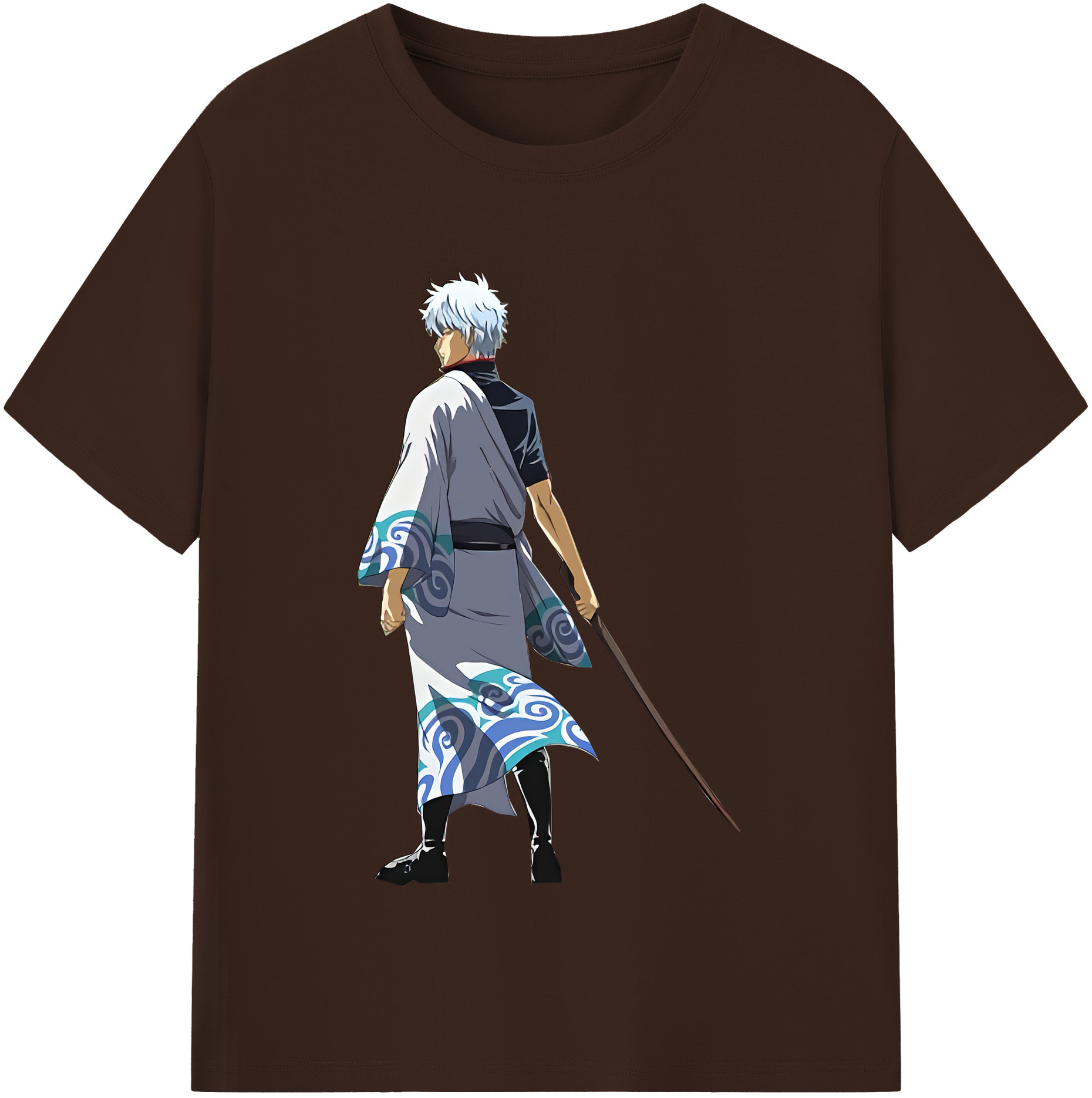 （画像用） ぎんたま 坂田銀時（さかたぎんとき） 神楽 志村新八（しむら しんぱち） GINTAMA Sakata Gintoki Kagura Shimura Shinpachi 綿100％半袖Tシャツ（フロントプリント）