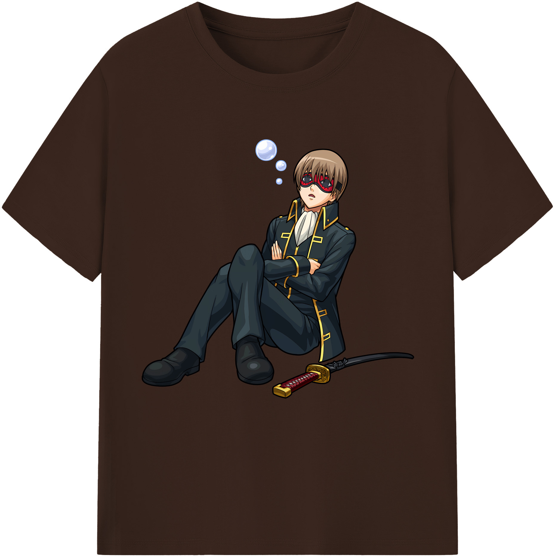 （画像用） ぎんたま 坂田銀時（さかたぎんとき） 神楽 志村新八（しむら しんぱち） GINTAMA Sakata Gintoki Kagura Shimura Shinpachi 綿100％半袖Tシャツ（フロントプリント）