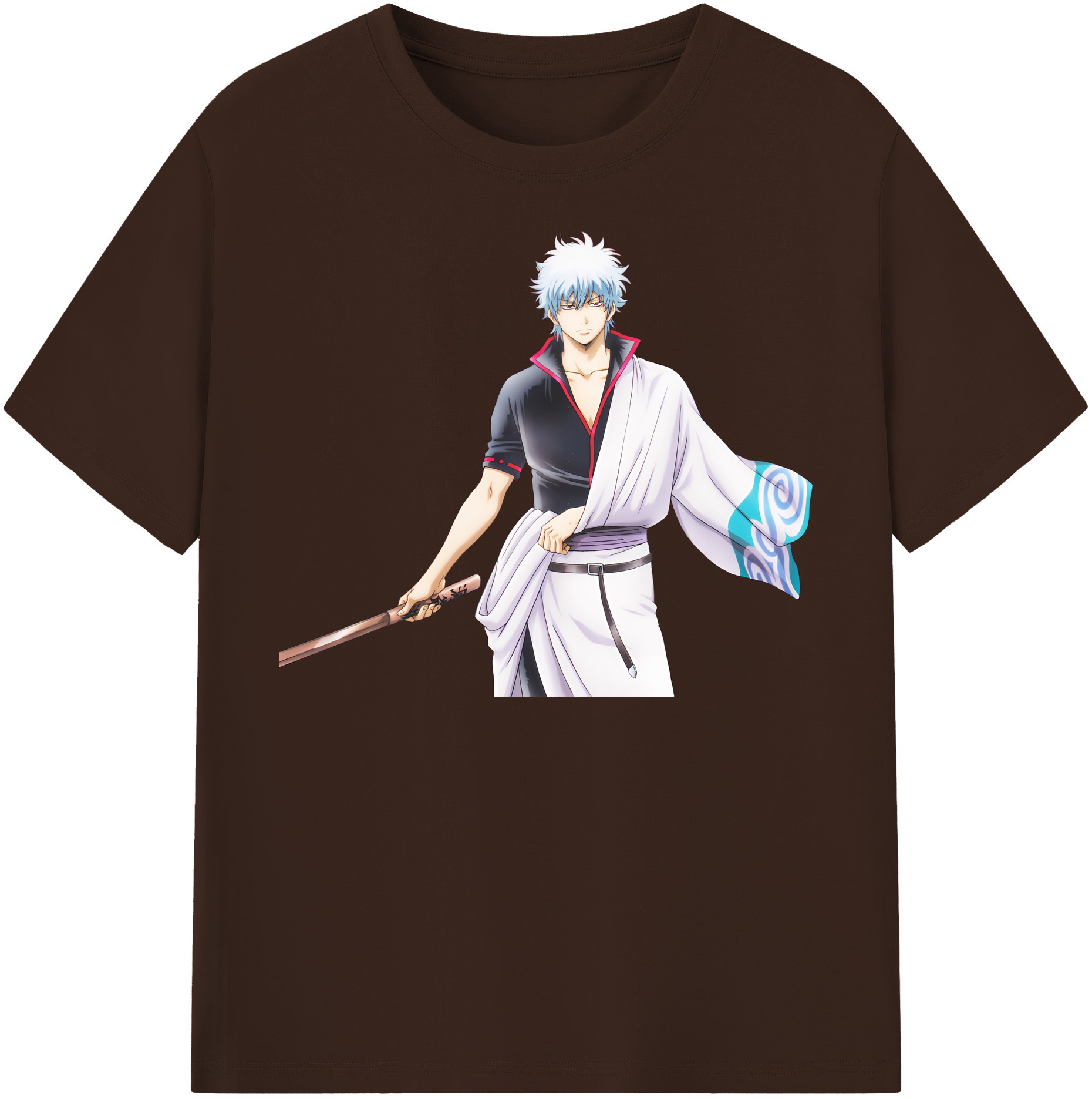 （画像用） ぎんたま 坂田銀時（さかたぎんとき） 神楽 志村新八（しむら しんぱち） GINTAMA Sakata Gintoki Kagura Shimura Shinpachi 綿100％半袖Tシャツ（フロントプリント）