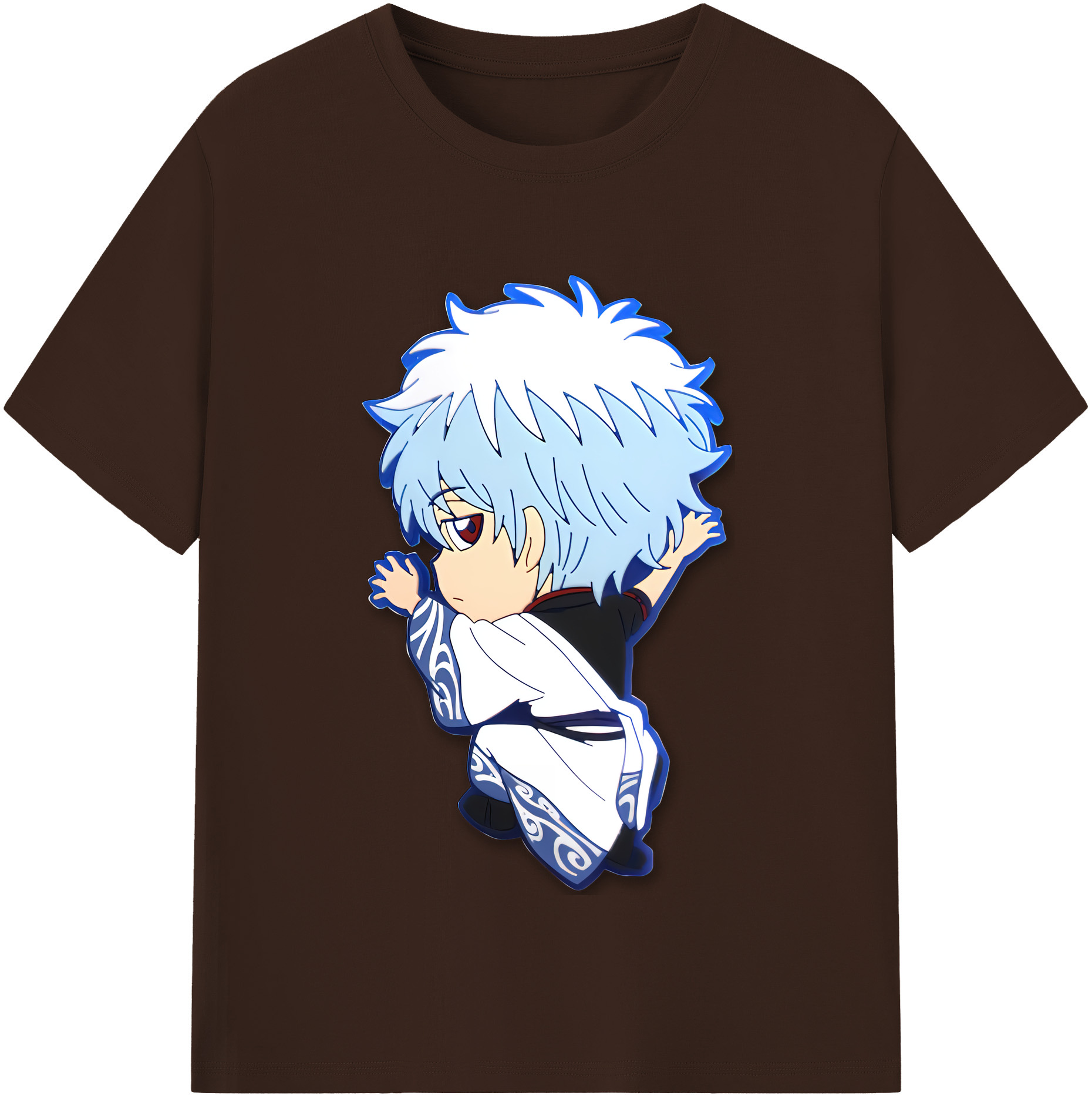（画像用） ぎんたま 坂田銀時（さかたぎんとき） 神楽 志村新八（しむら しんぱち） GINTAMA Sakata Gintoki Kagura Shimura Shinpachi 綿100％半袖Tシャツ（フロントプリント）