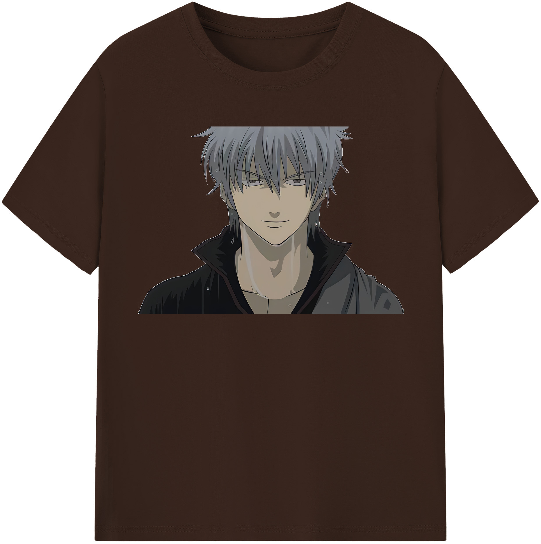 （画像用） ぎんたま 坂田銀時（さかたぎんとき） 神楽 志村新八（しむら しんぱち） GINTAMA Sakata Gintoki Kagura Shimura Shinpachi 綿100％半袖Tシャツ（フロントプリント）