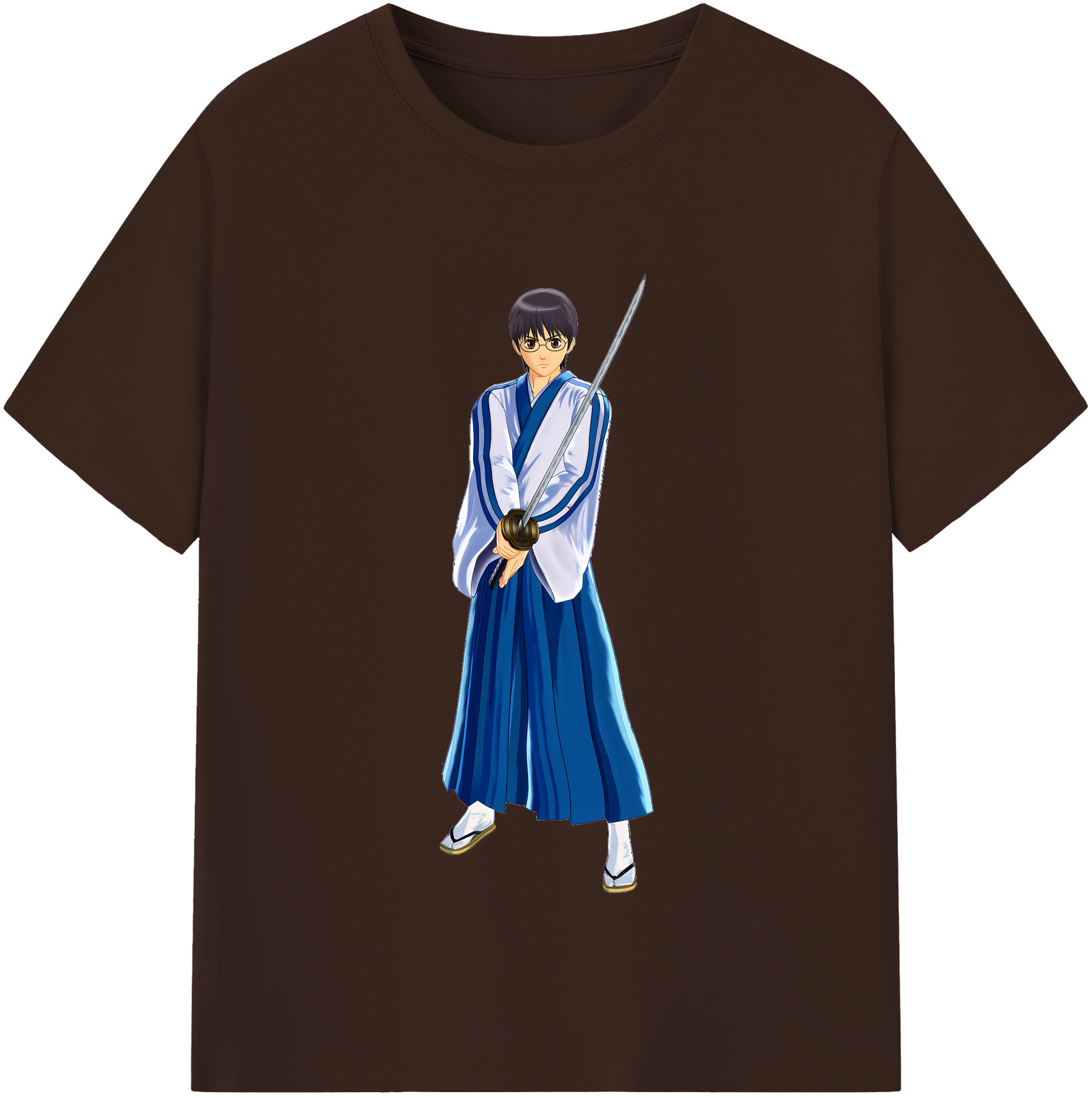（画像用） ぎんたま 坂田銀時（さかたぎんとき） 神楽 志村新八（しむら しんぱち） GINTAMA Sakata Gintoki Kagura Shimura Shinpachi 綿100％半袖Tシャツ（フロントプリント）