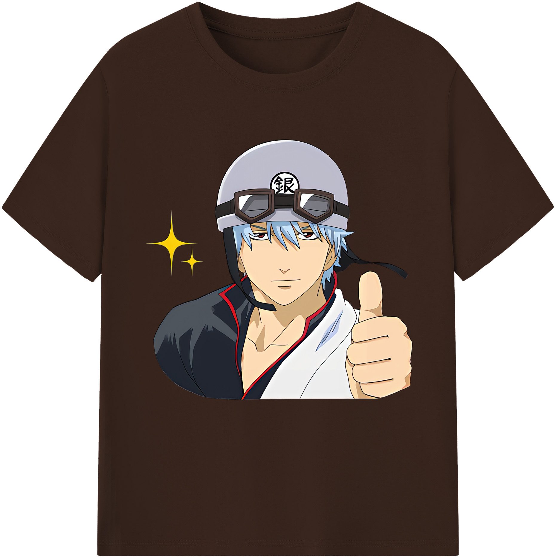 （画像用） ぎんたま 坂田銀時（さかたぎんとき） 神楽 志村新八（しむら しんぱち） GINTAMA Sakata Gintoki Kagura Shimura Shinpachi 綿100％半袖Tシャツ（フロントプリント）