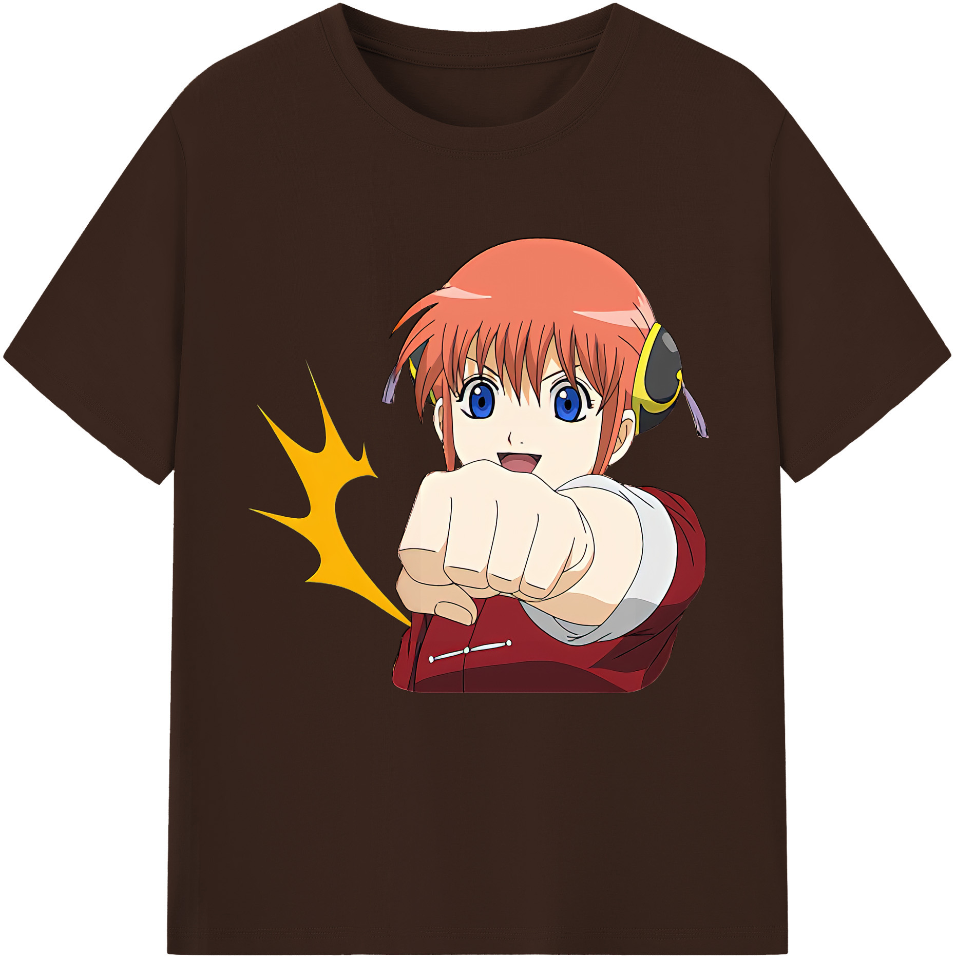 （画像用） ぎんたま 坂田銀時（さかたぎんとき） 神楽 志村新八（しむら しんぱち） GINTAMA Sakata Gintoki Kagura Shimura Shinpachi 綿100％半袖Tシャツ（フロントプリント）