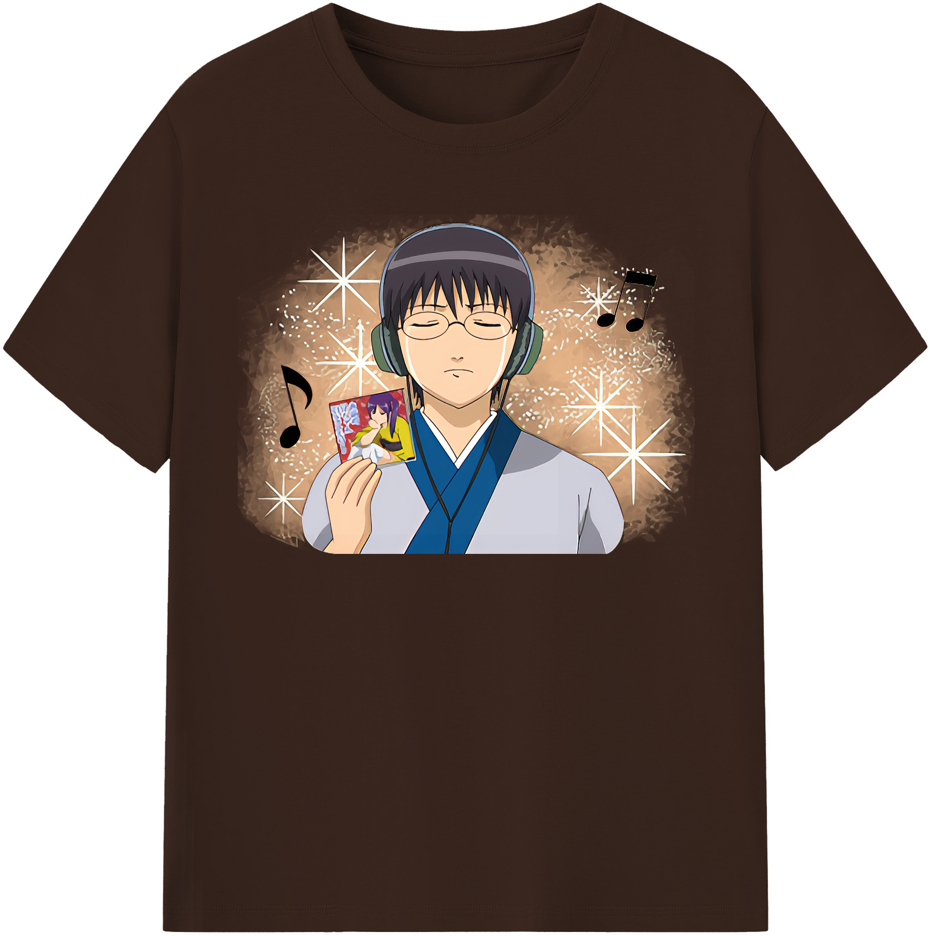 （画像用） ぎんたま 坂田銀時（さかたぎんとき） 神楽 志村新八（しむら しんぱち） GINTAMA Sakata Gintoki Kagura Shimura Shinpachi 綿100％半袖Tシャツ（フロントプリント）