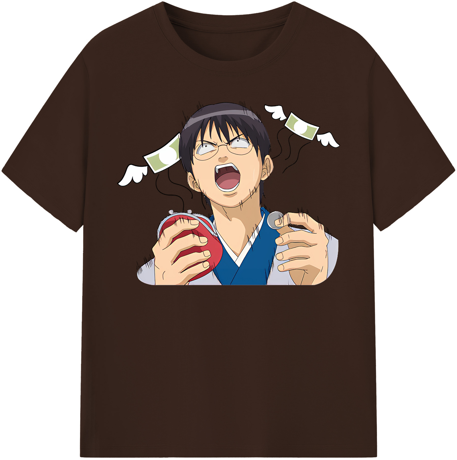 （画像用） ぎんたま 坂田銀時（さかたぎんとき） 神楽 志村新八（しむら しんぱち） GINTAMA Sakata Gintoki Kagura Shimura Shinpachi 綿100％半袖Tシャツ（フロントプリント）