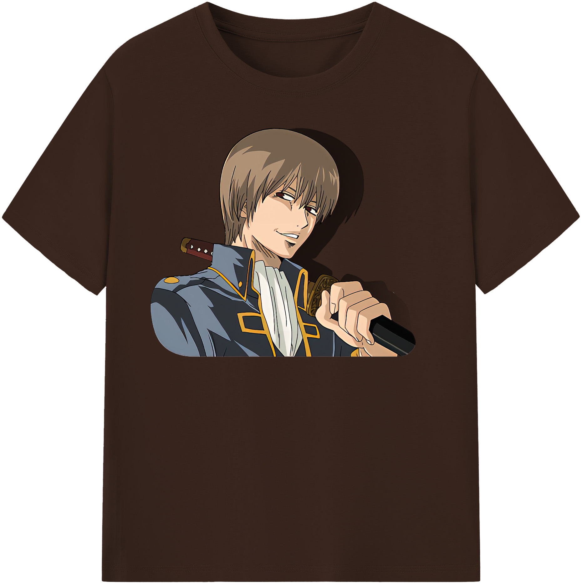 （画像用） ぎんたま 坂田銀時（さかたぎんとき） 神楽 志村新八（しむら しんぱち） GINTAMA Sakata Gintoki Kagura Shimura Shinpachi 綿100％半袖Tシャツ（フロントプリント）