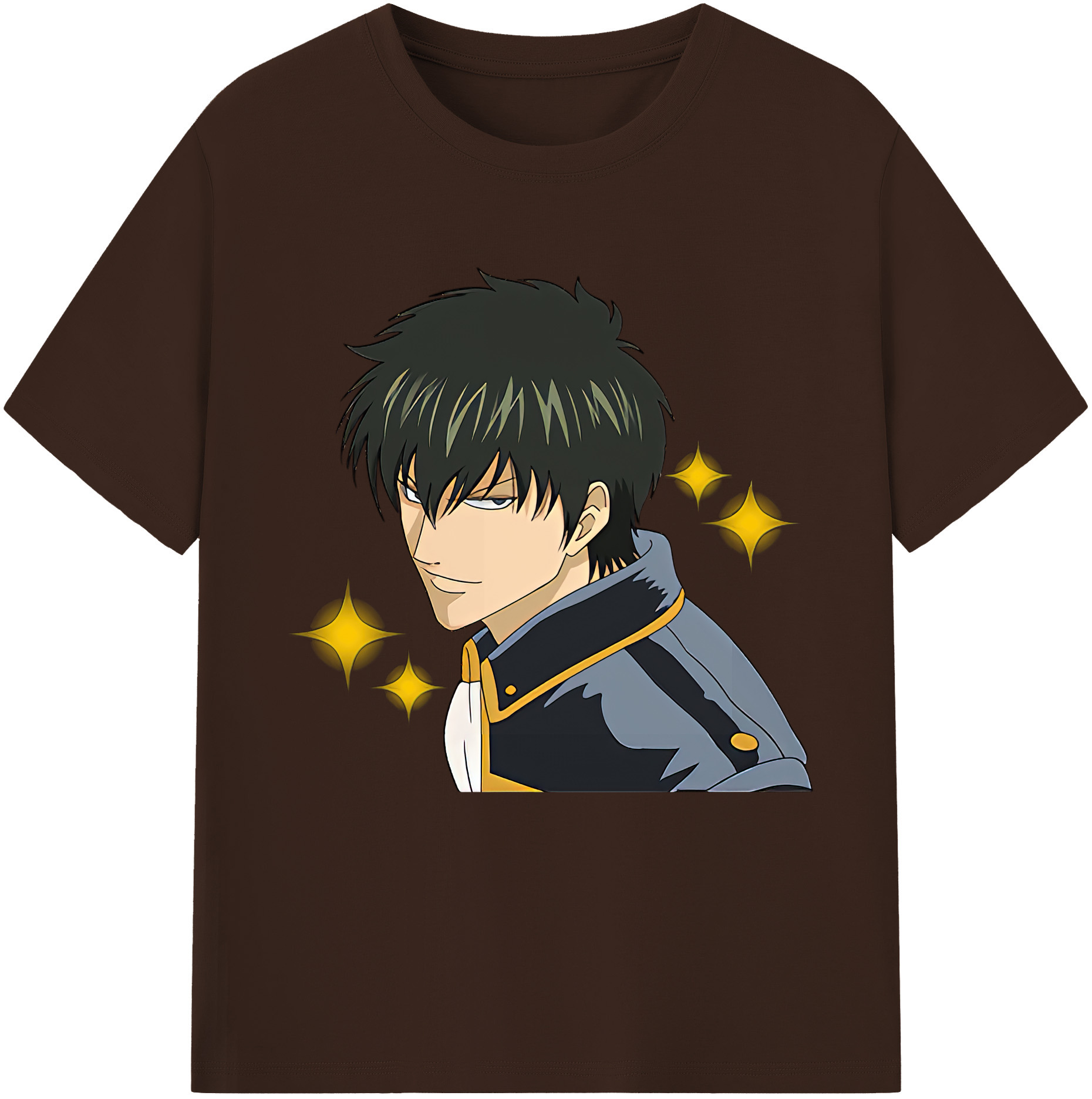 （画像用） ぎんたま 坂田銀時（さかたぎんとき） 神楽 志村新八（しむら しんぱち） GINTAMA Sakata Gintoki Kagura Shimura Shinpachi 綿100％半袖Tシャツ（フロントプリント）