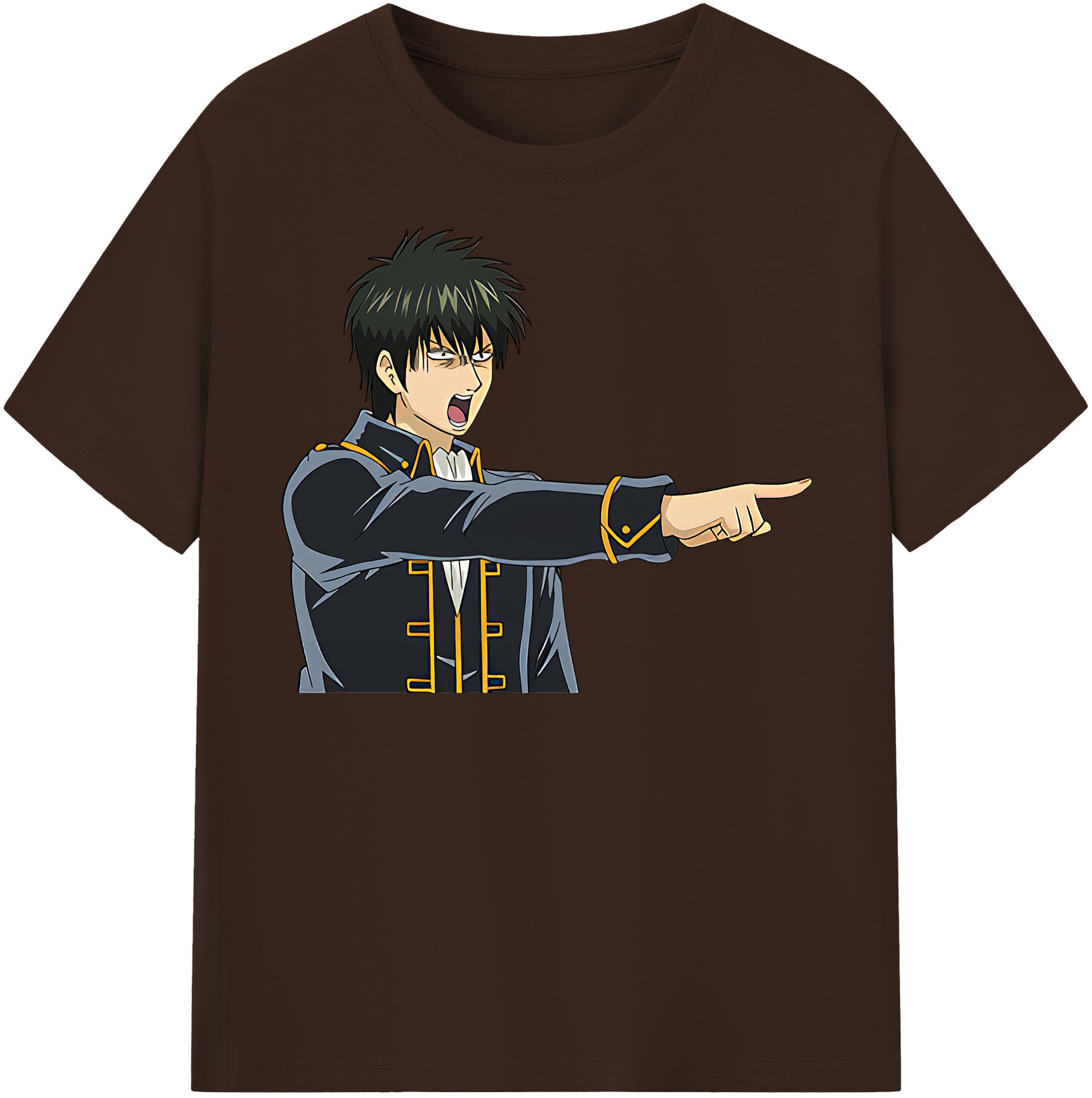 （画像用） ぎんたま 坂田銀時（さかたぎんとき） 神楽 志村新八（しむら しんぱち） GINTAMA Sakata Gintoki Kagura Shimura Shinpachi 綿100％半袖Tシャツ（フロントプリント）