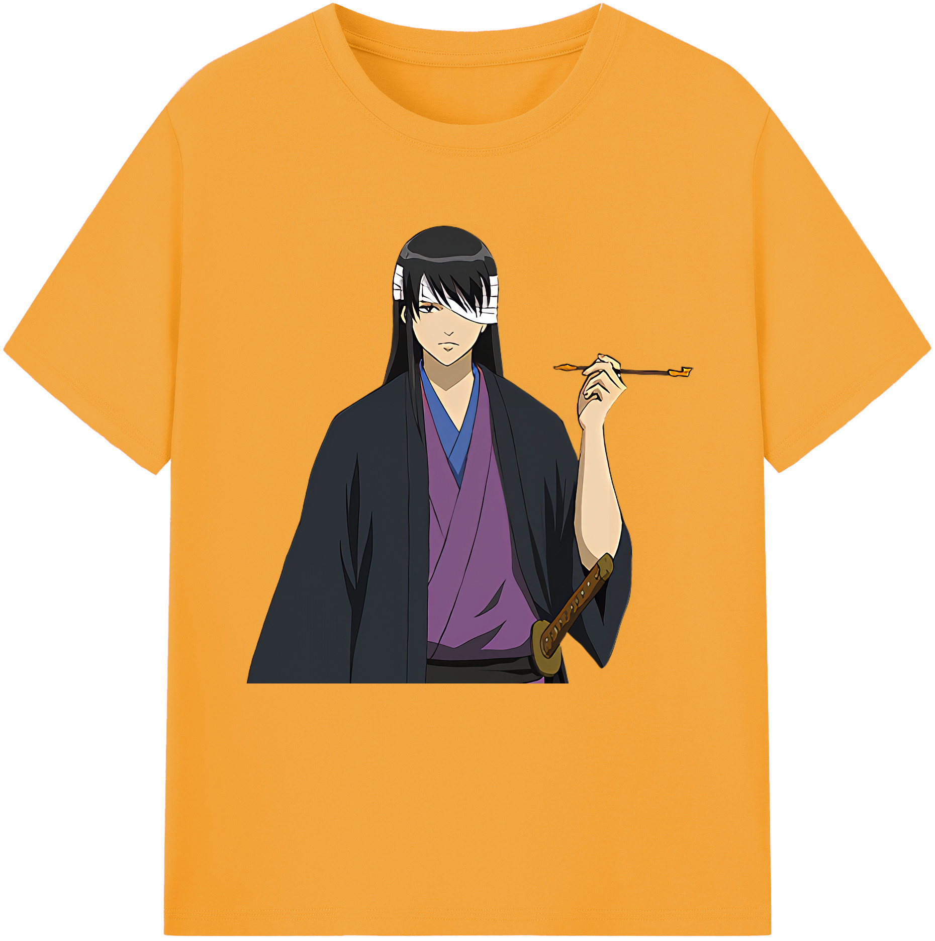（画像用） ぎんたま 坂田銀時（さかたぎんとき） 神楽 志村新八（しむら しんぱち） GINTAMA Sakata Gintoki Kagura Shimura Shinpachi 綿100％半袖Tシャツ（フロントプリント）