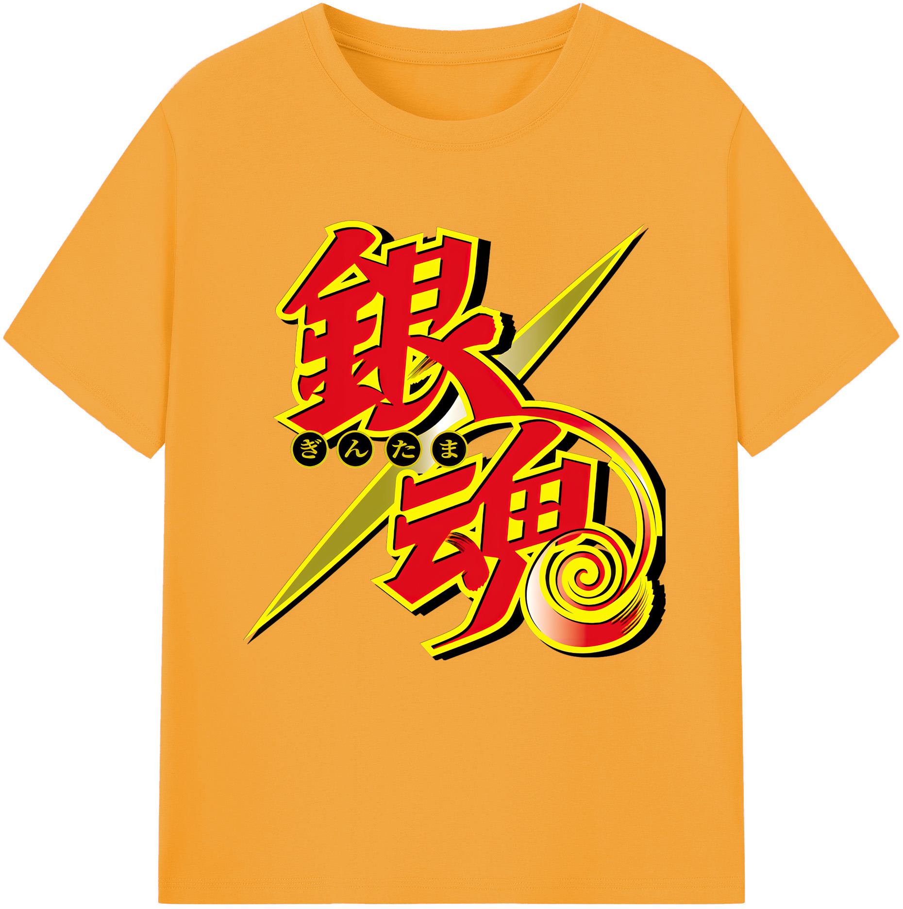 （画像用） ぎんたま 坂田銀時（さかたぎんとき） 神楽 志村新八（しむら しんぱち） GINTAMA Sakata Gintoki Kagura Shimura Shinpachi 綿100％半袖Tシャツ（フロントプリント）