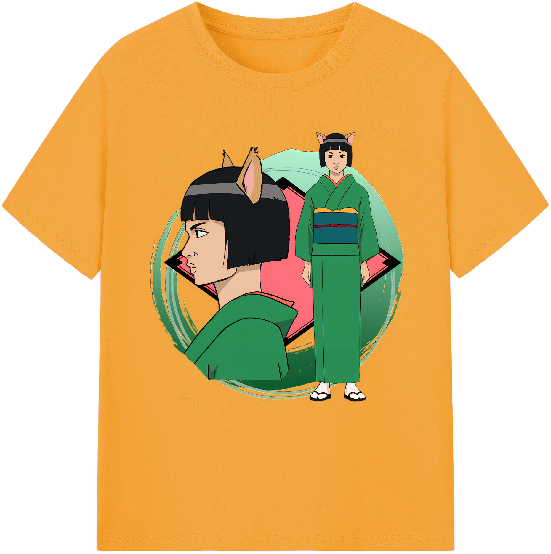 （画像用） ぎんたま 坂田銀時（さかたぎんとき） 神楽 志村新八（しむら しんぱち） GINTAMA Sakata Gintoki Kagura Shimura Shinpachi 綿100％半袖Tシャツ（フロントプリント）